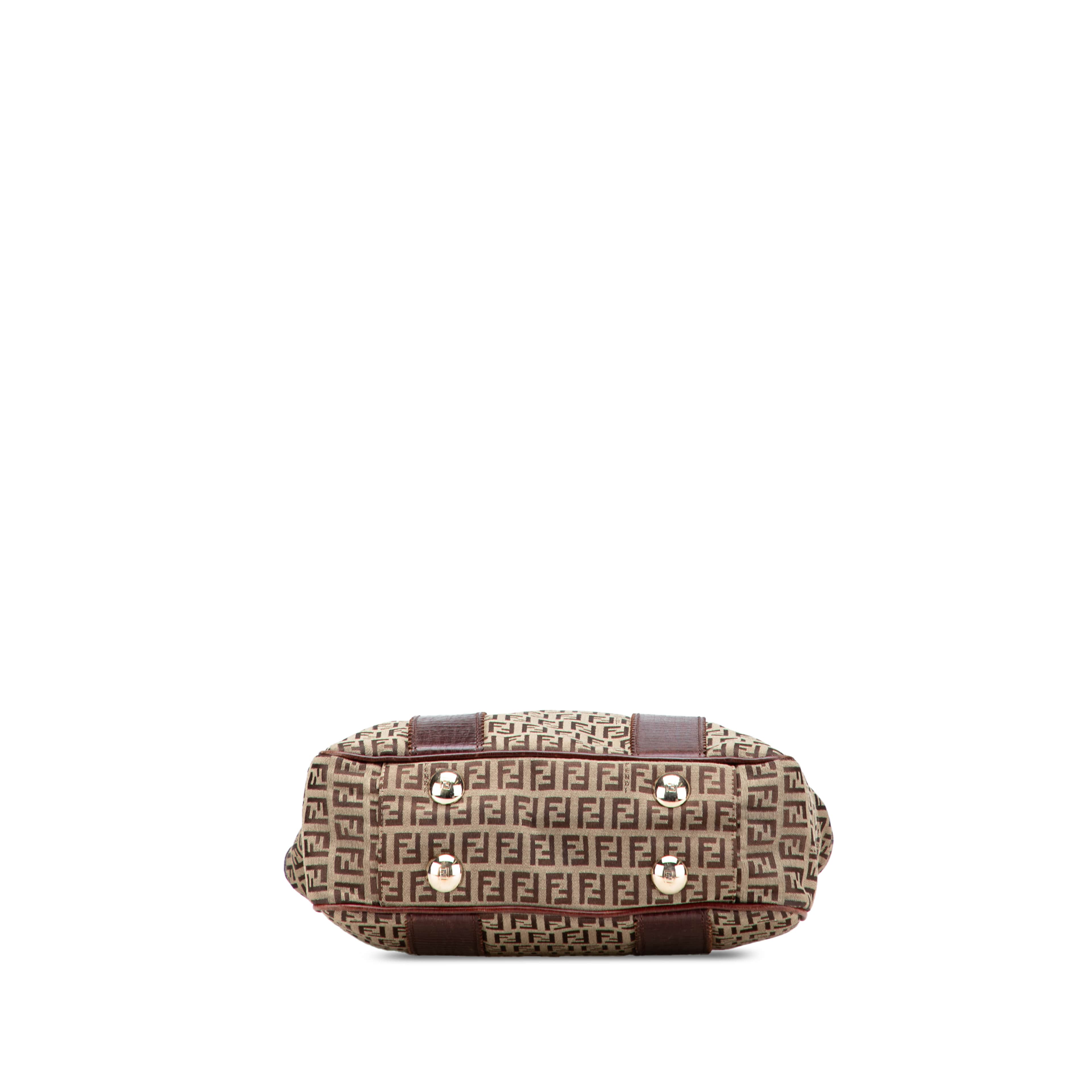 Fendi Zucchino Canvas Tote, från Luxclusif, i färgen beige.