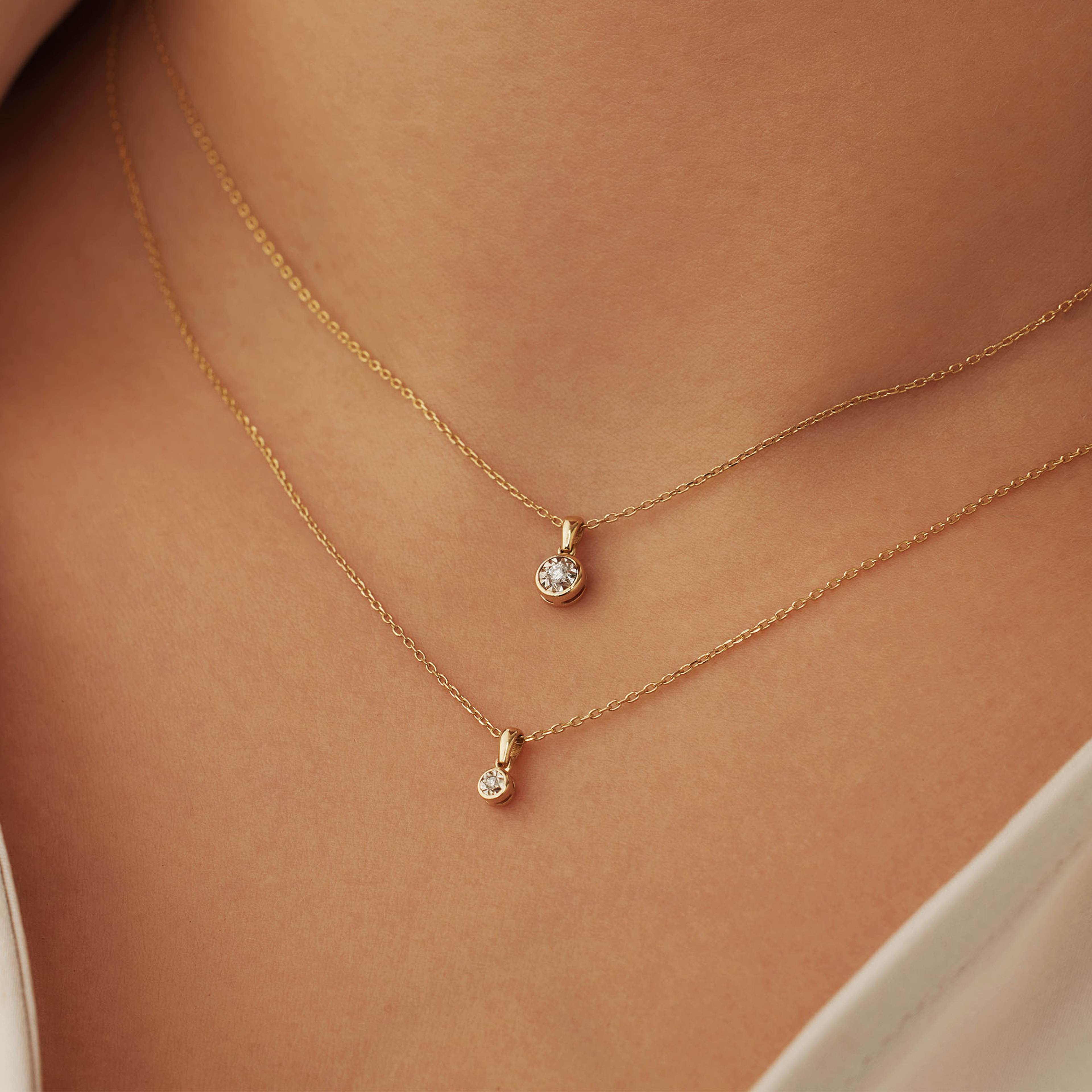 De La Paix 14 Karat Guld Halsband