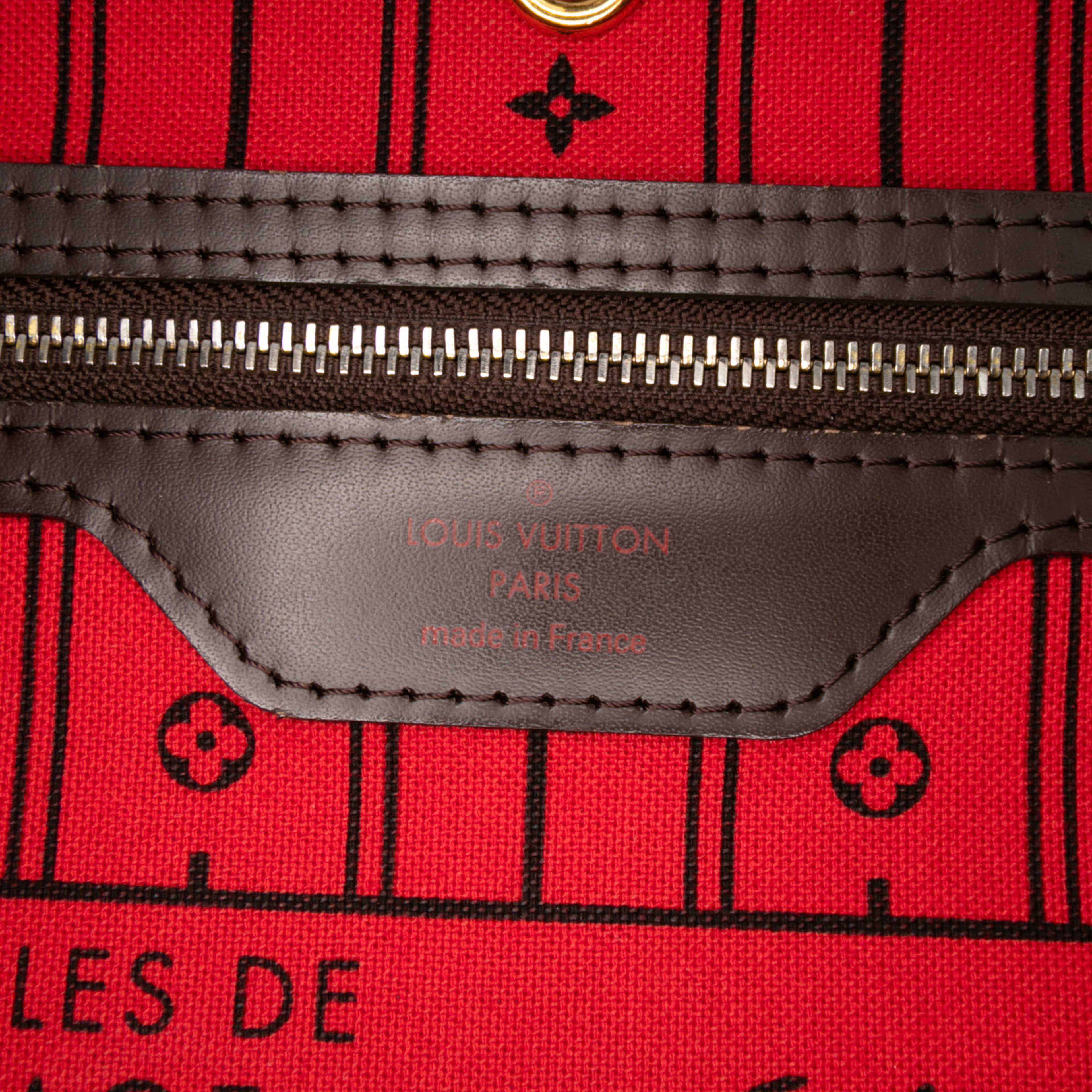 Louis Vuitton Damier Ebene Neverfull Gm