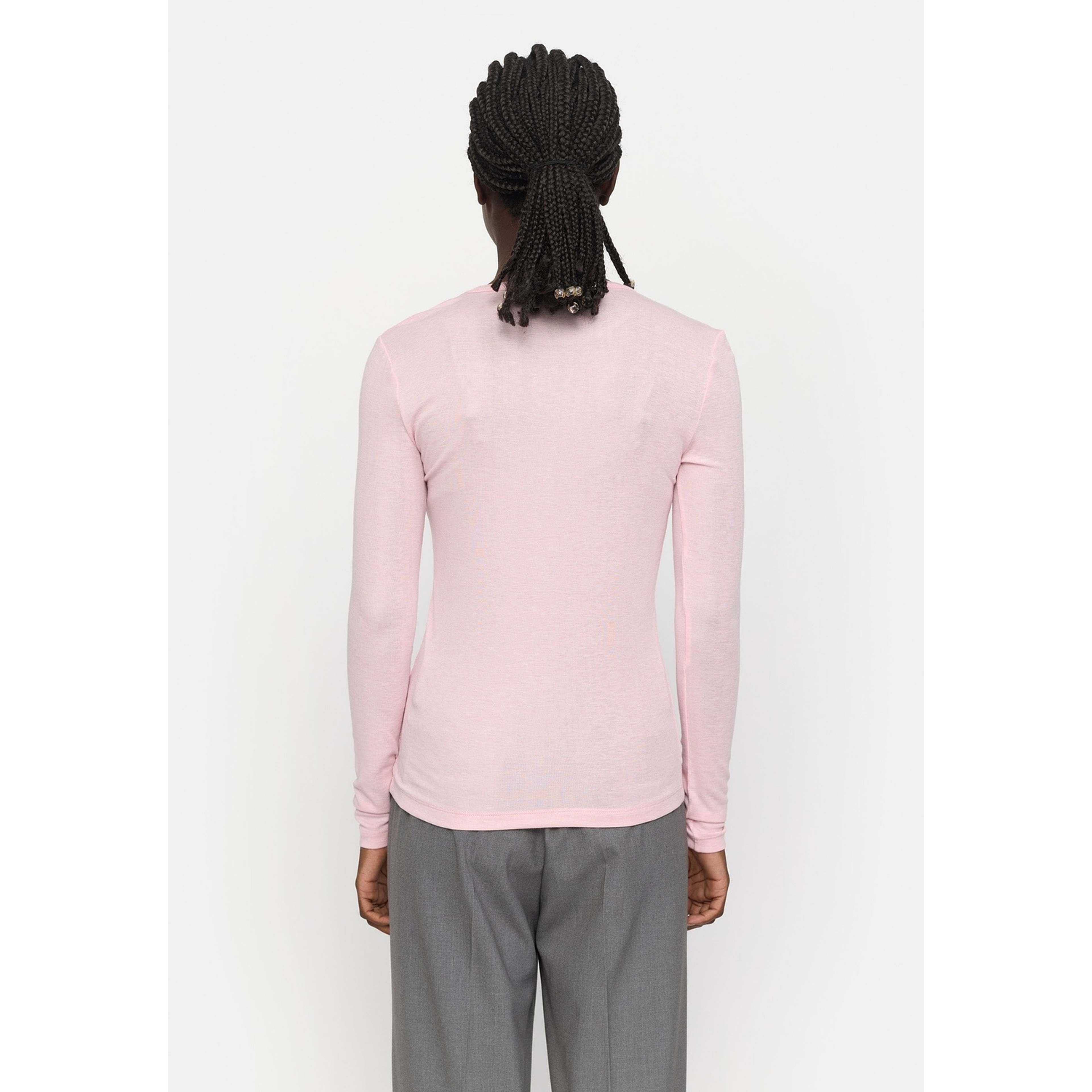 Srroman O-neck - Roseate Spoonbill Melange