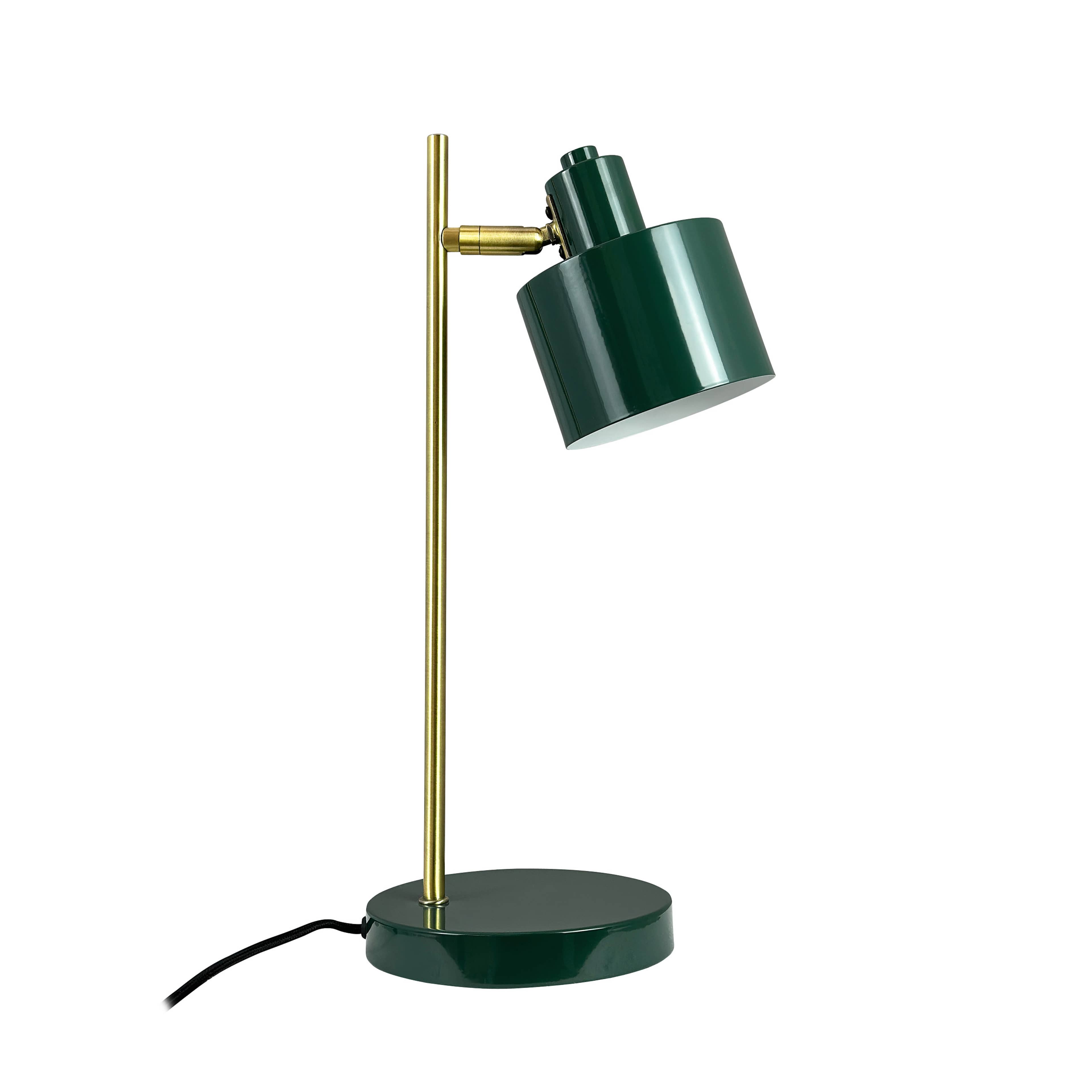 Ocean Table Lamp, från Dyberg Larsen, i färgen dark green/ brass. Klicka för att öppna bilden i stort format