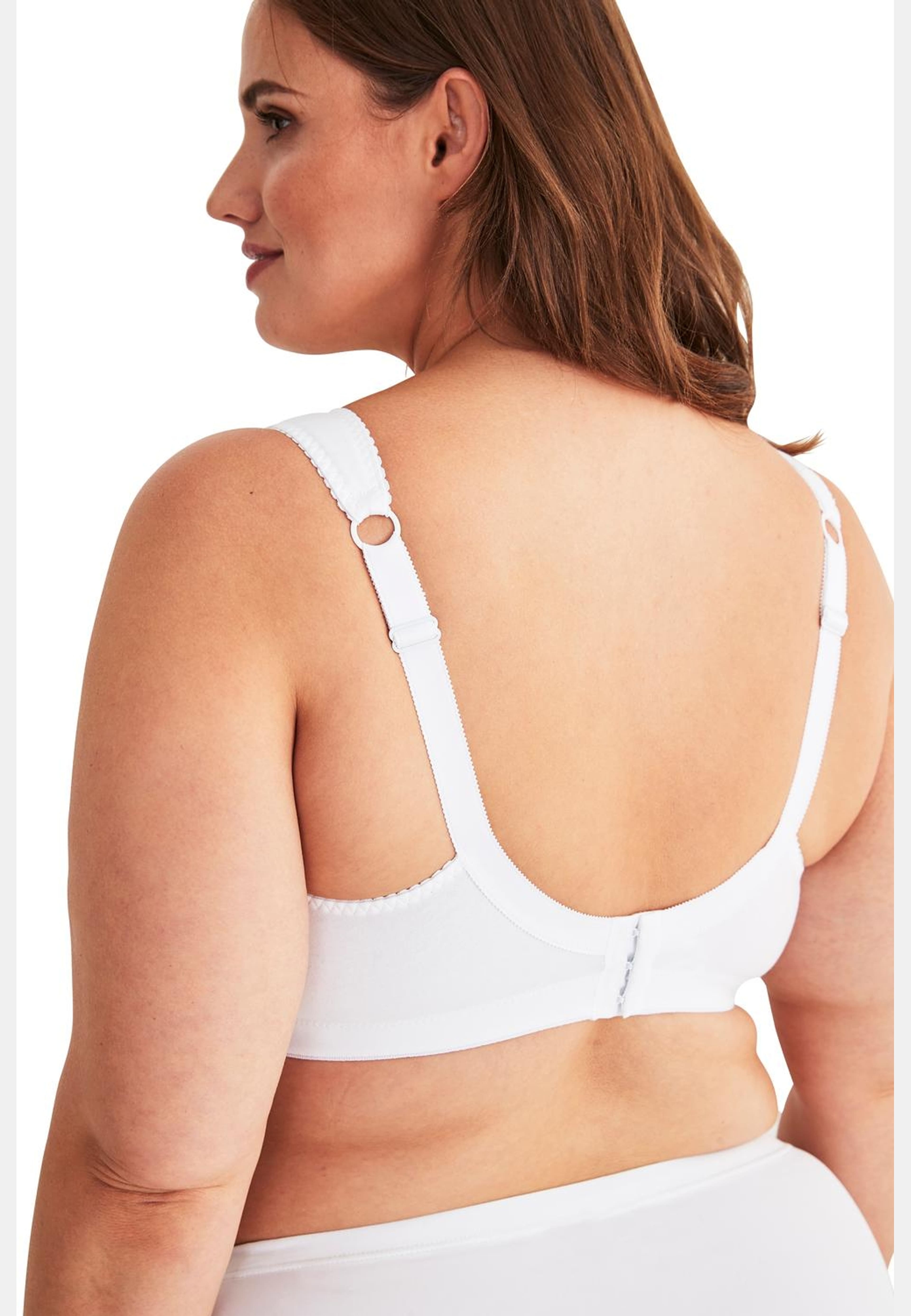 Cotton Star Bh Utan Bygel, från Swegmark, i färgen white. Klicka för att öppna bilden i stort format