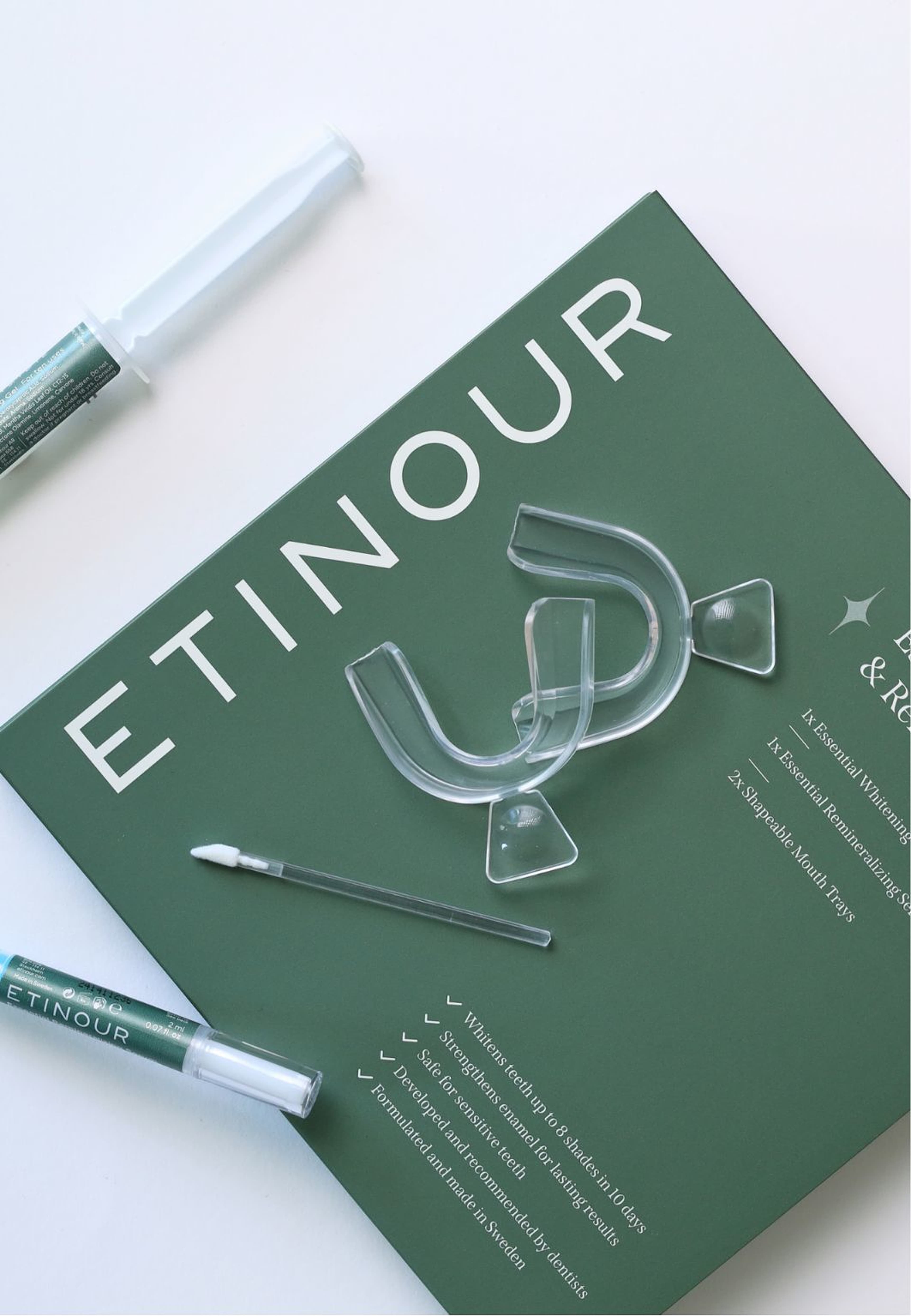 Essential Whitening & Remineralizing Kit, från Etinour. Klicka för att öppna bilden i stort format