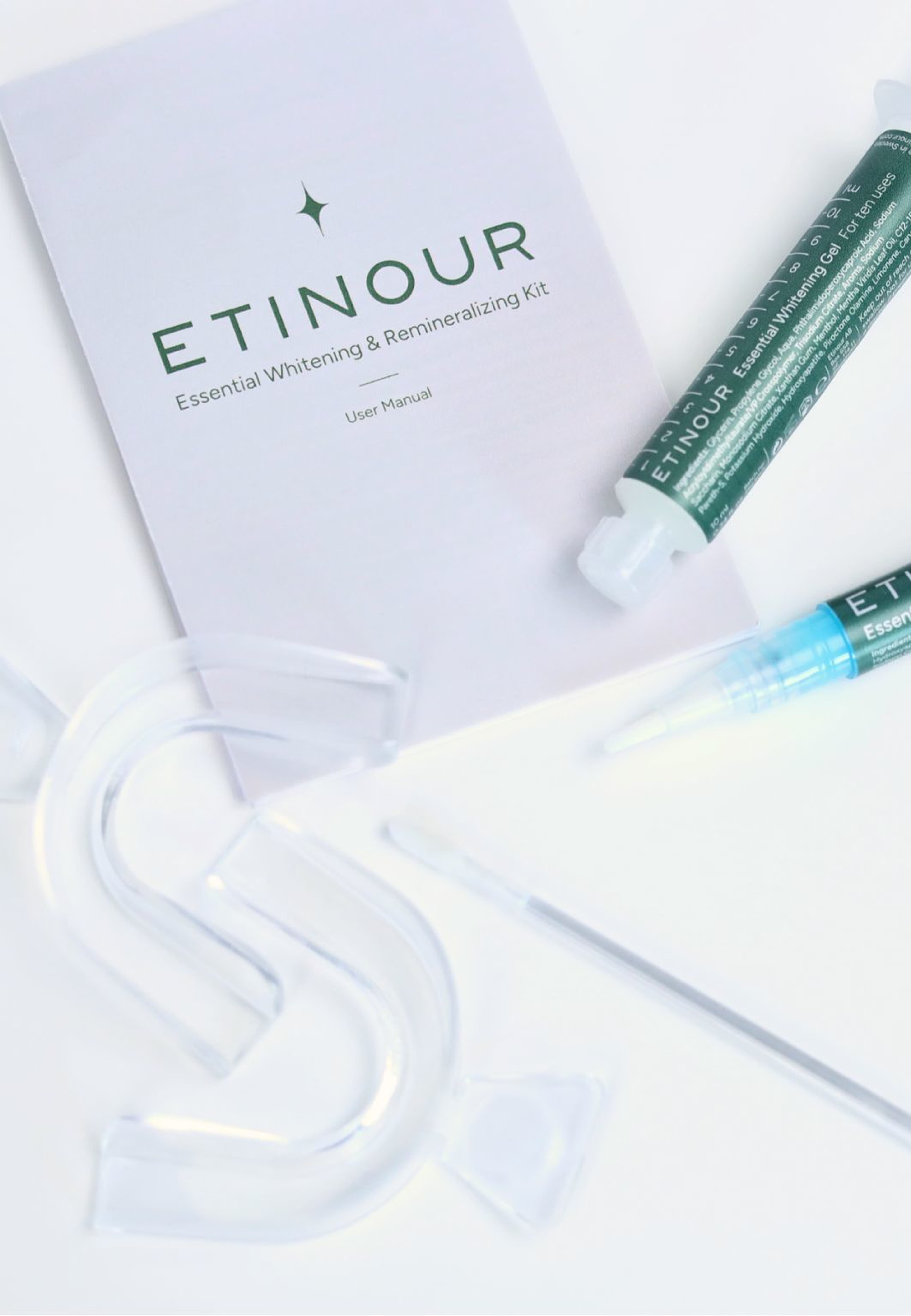 Essential Whitening & Remineralizing Kit, från Etinour. Klicka för att öppna bilden i stort format