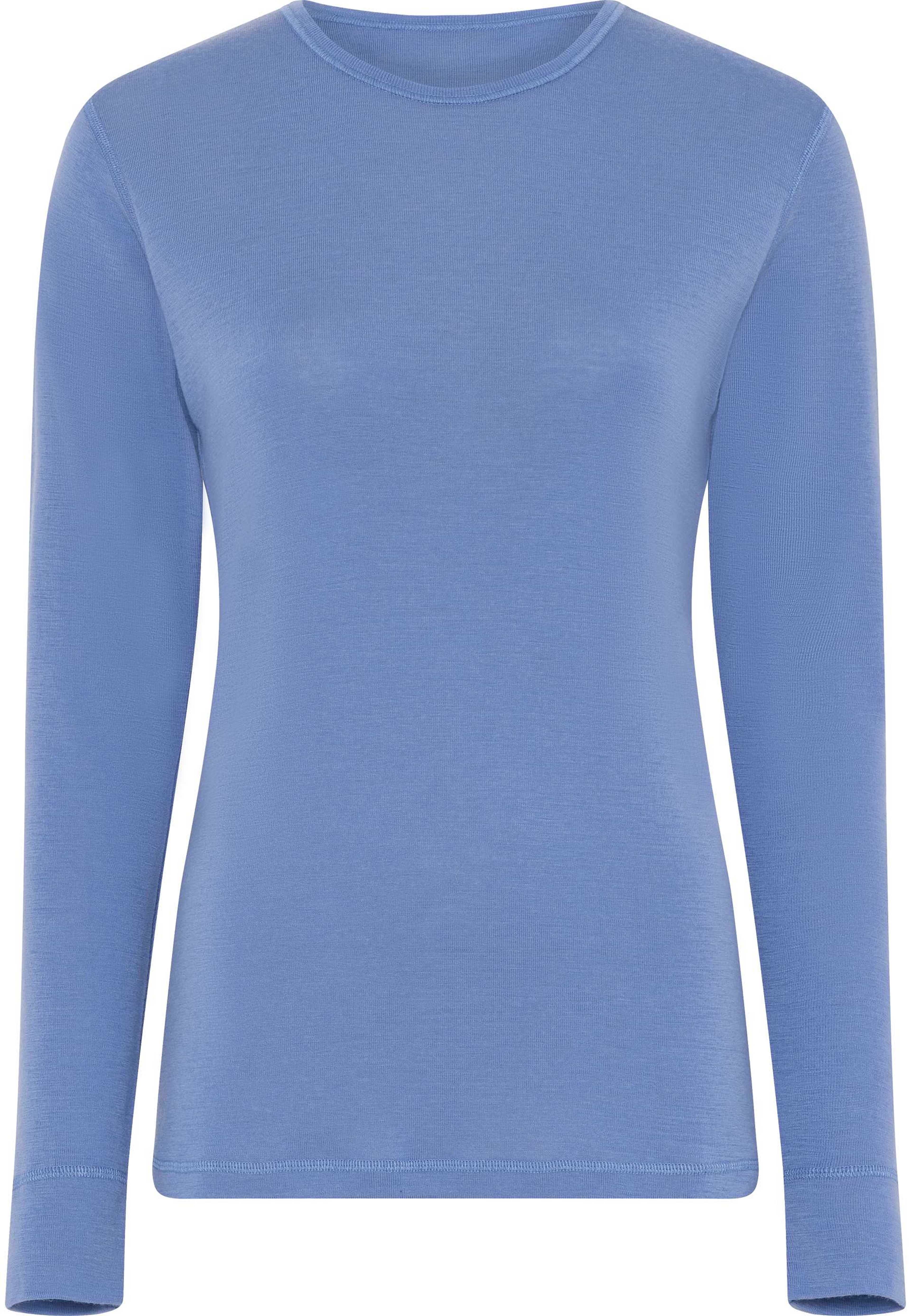 100% Merinoull, Långärmad T-shirt, Svart
