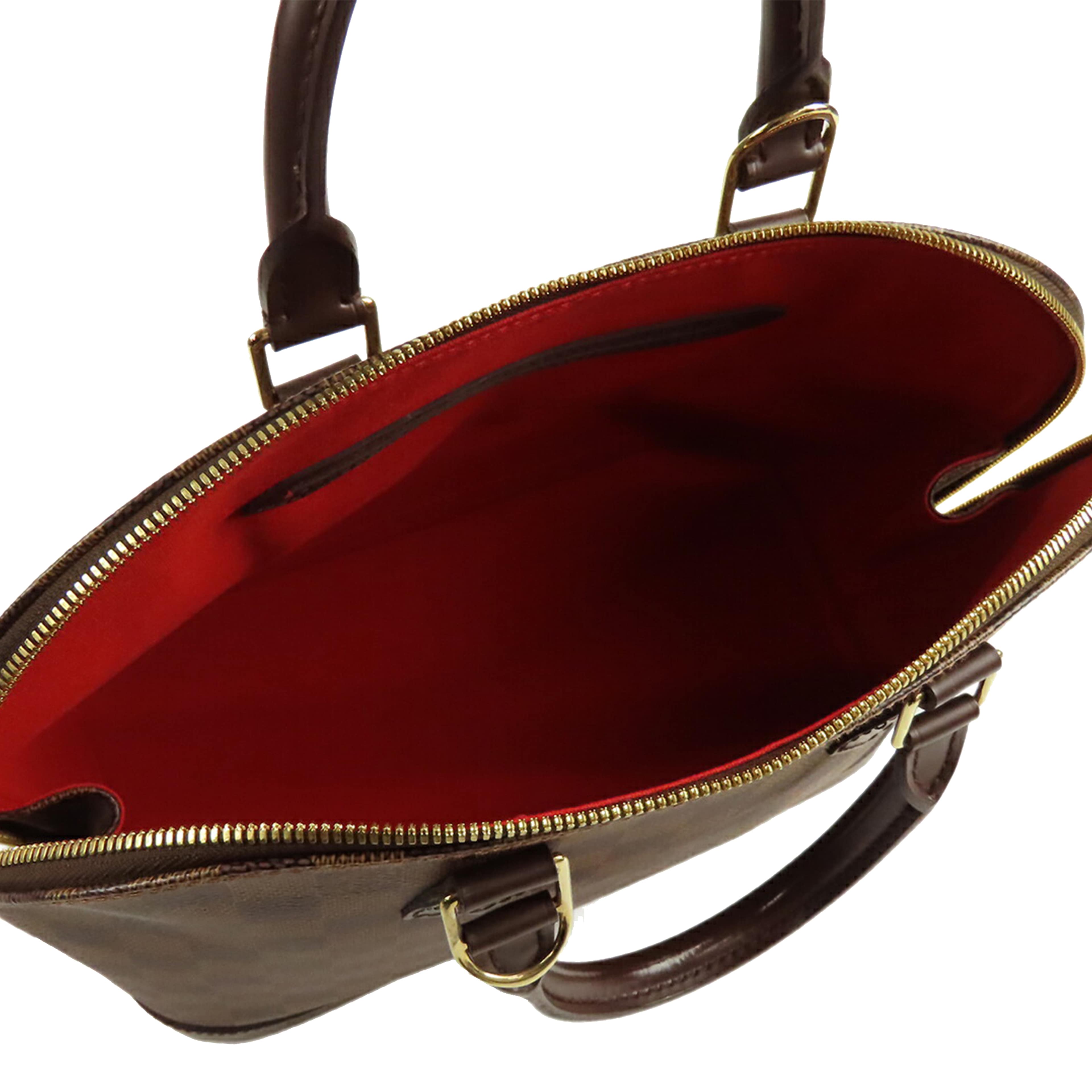 Louis Vuitton Damier Ebene Alma Pm, från Luxclusif, i färgen brown. Klicka för att öppna bilden i stort format