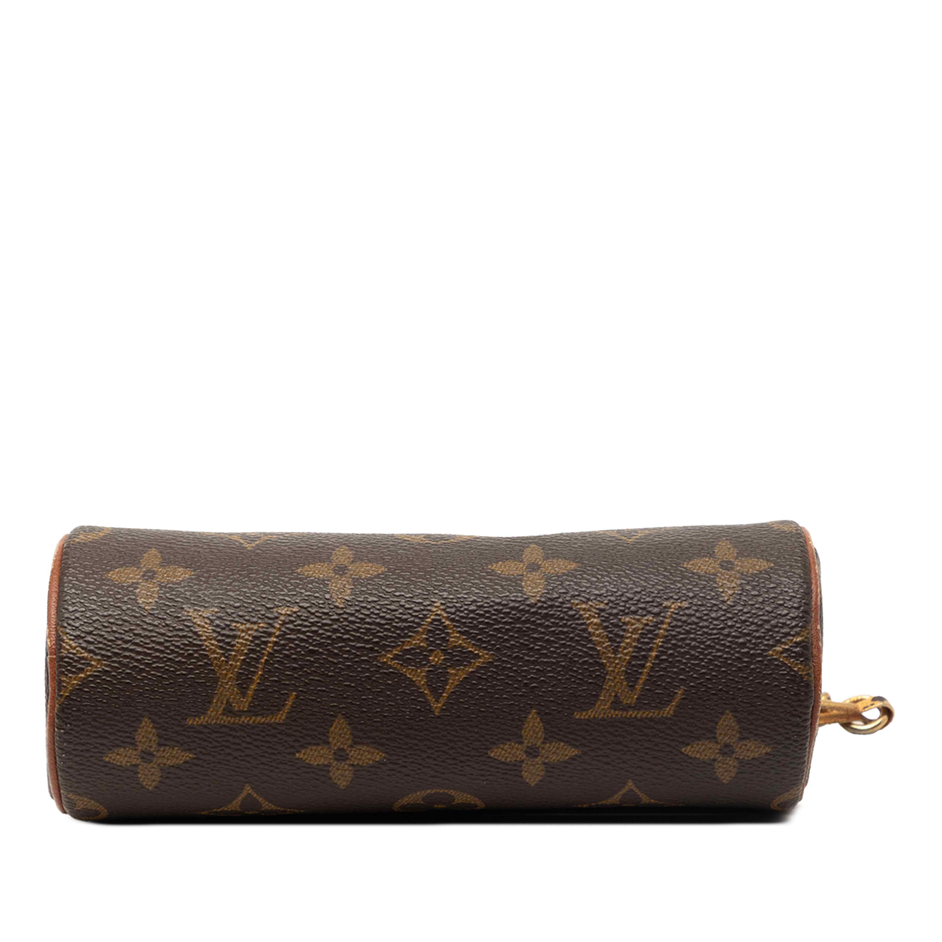 Louis Vuitton Monogram Papillon Pochette, från Luxclusif, i färgen brown. Klicka för att öppna bilden i stort format