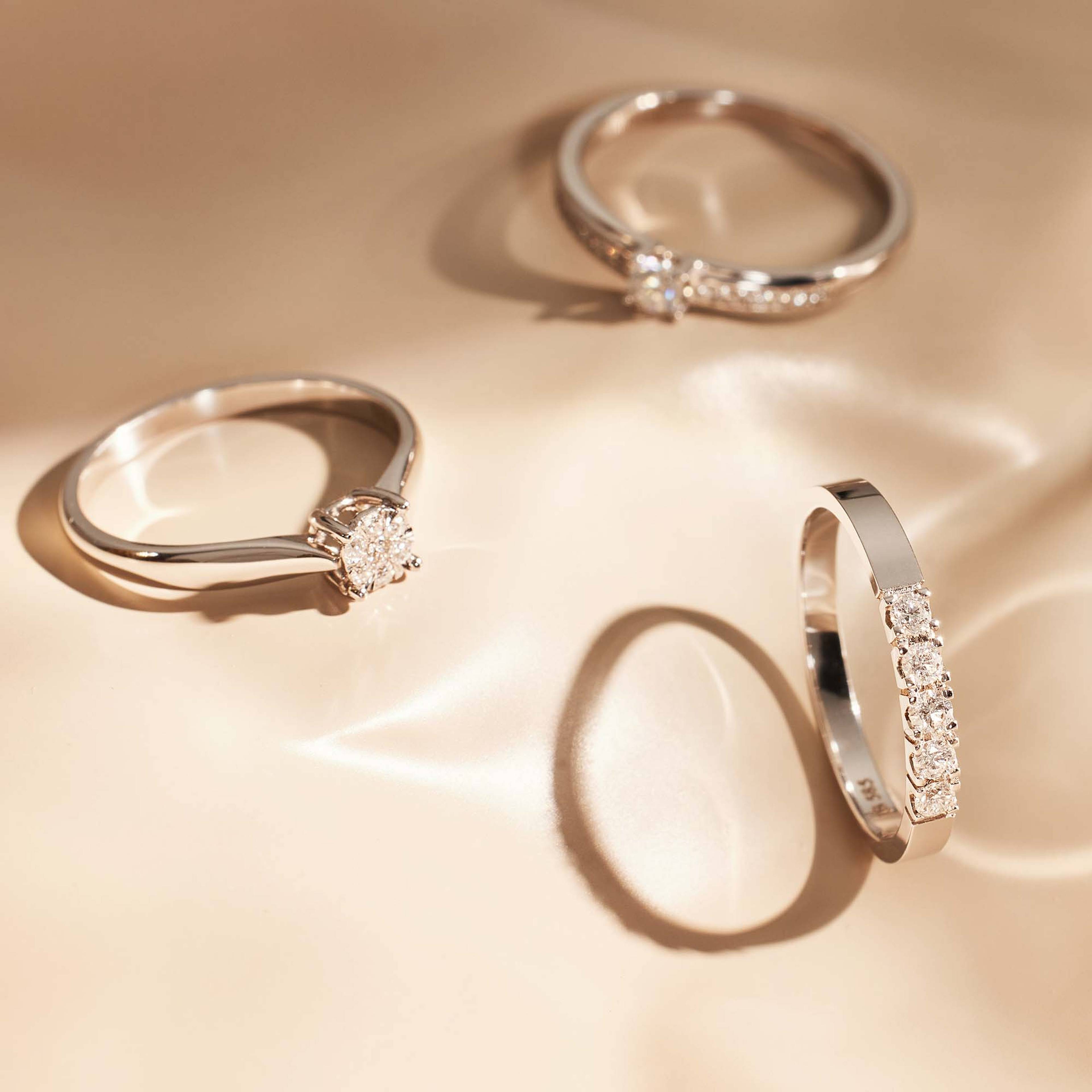 De La Paix Vitt Guld Ring