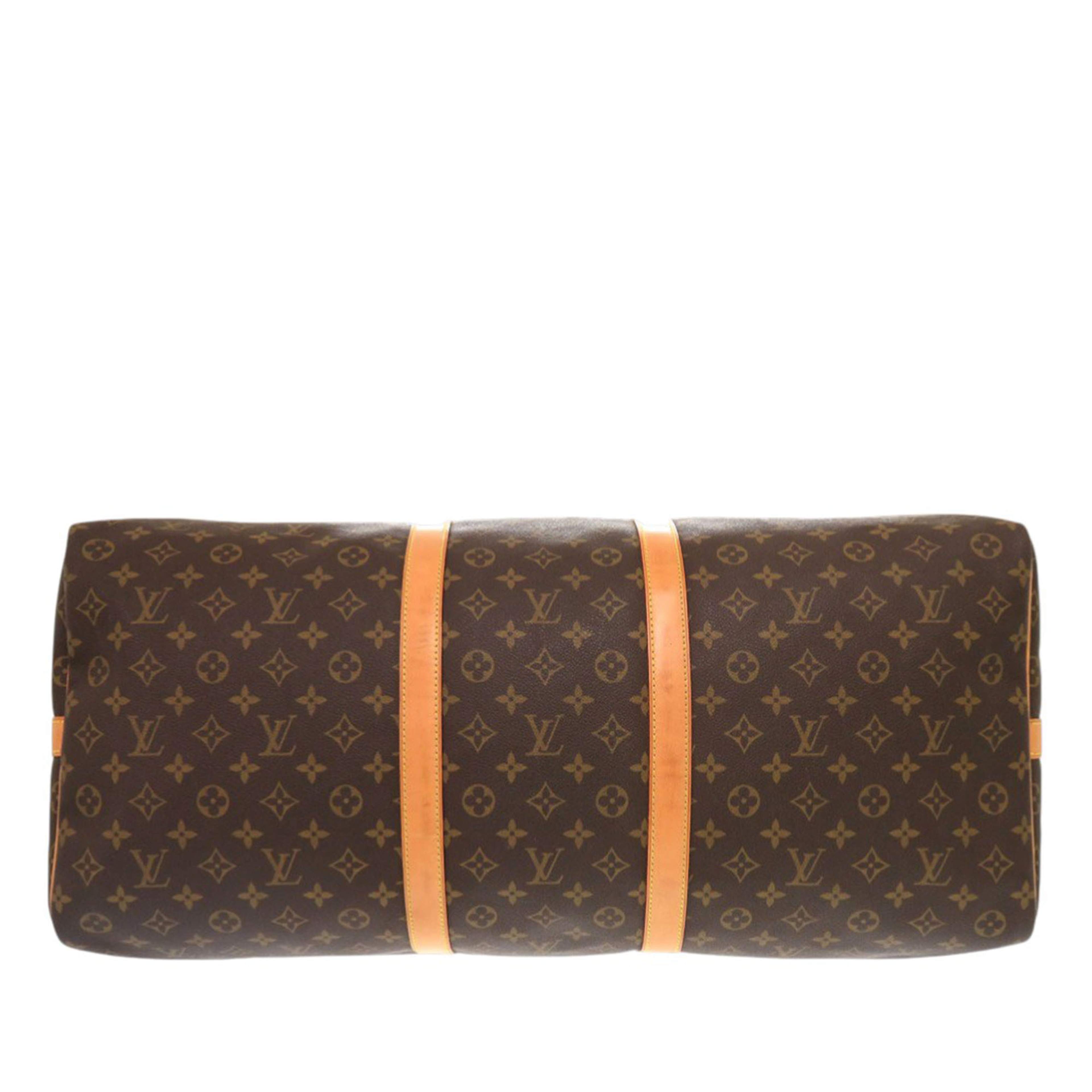 Louis Vuitton Monogram Keepall Bandouliere 60, från Luxclusif, i färgen brown. Klicka för att öppna bilden i stort format