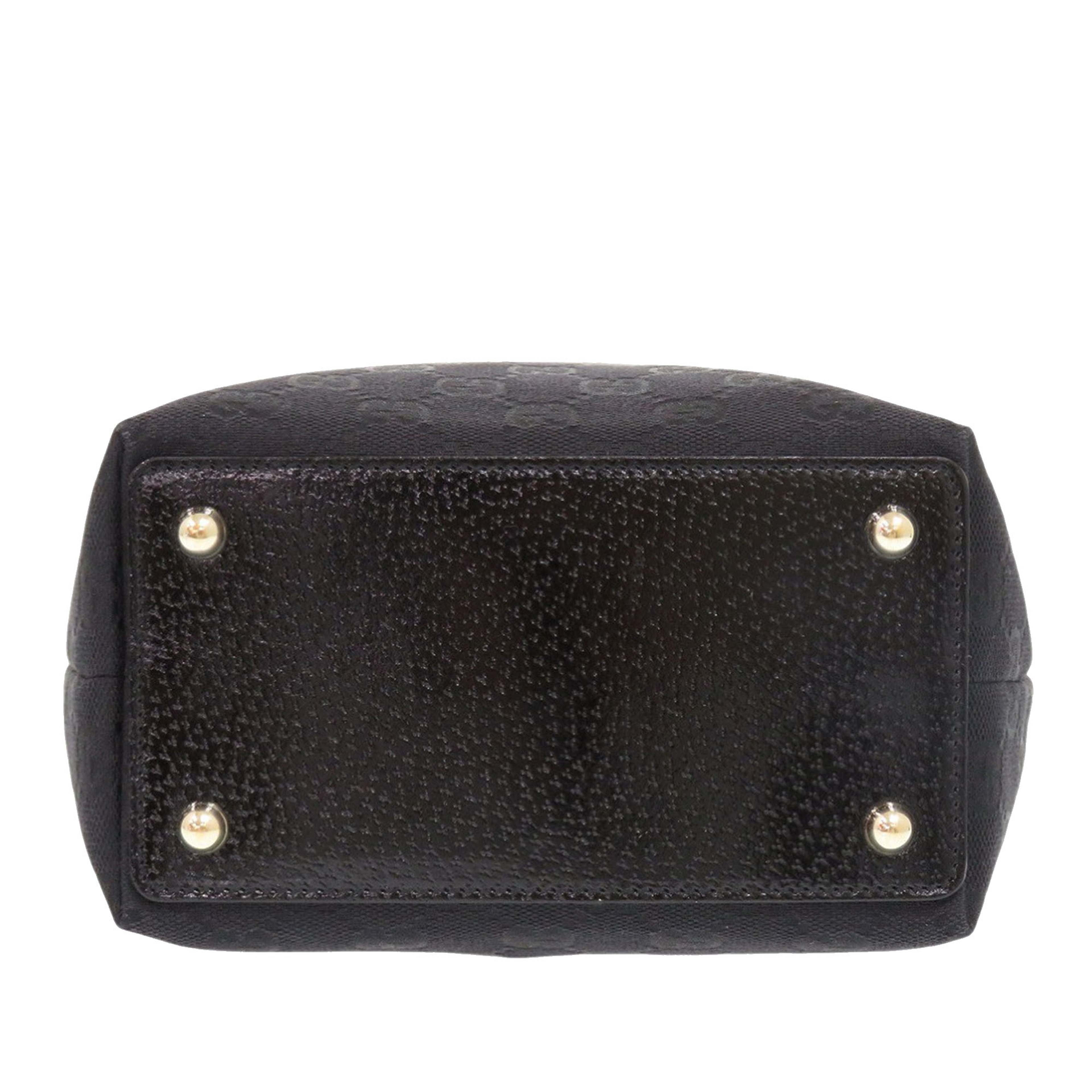 Gucci Gg Canvas Eclipse Tote, från Luxclusif, i färgen black. Klicka för att öppna bilden i stort format