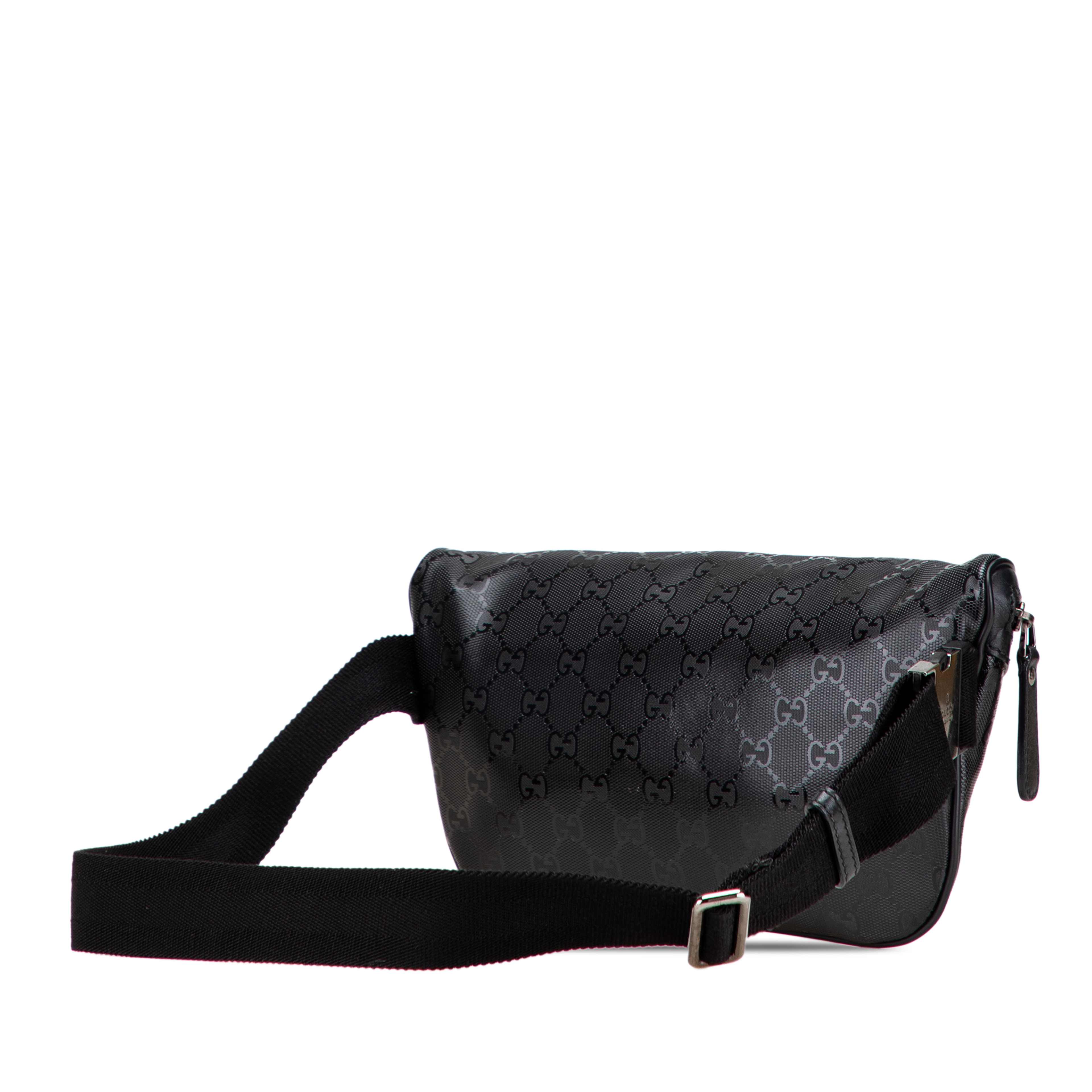 Gucci Gg Imprime Belt Bag, från Luxclusif, i färgen black.