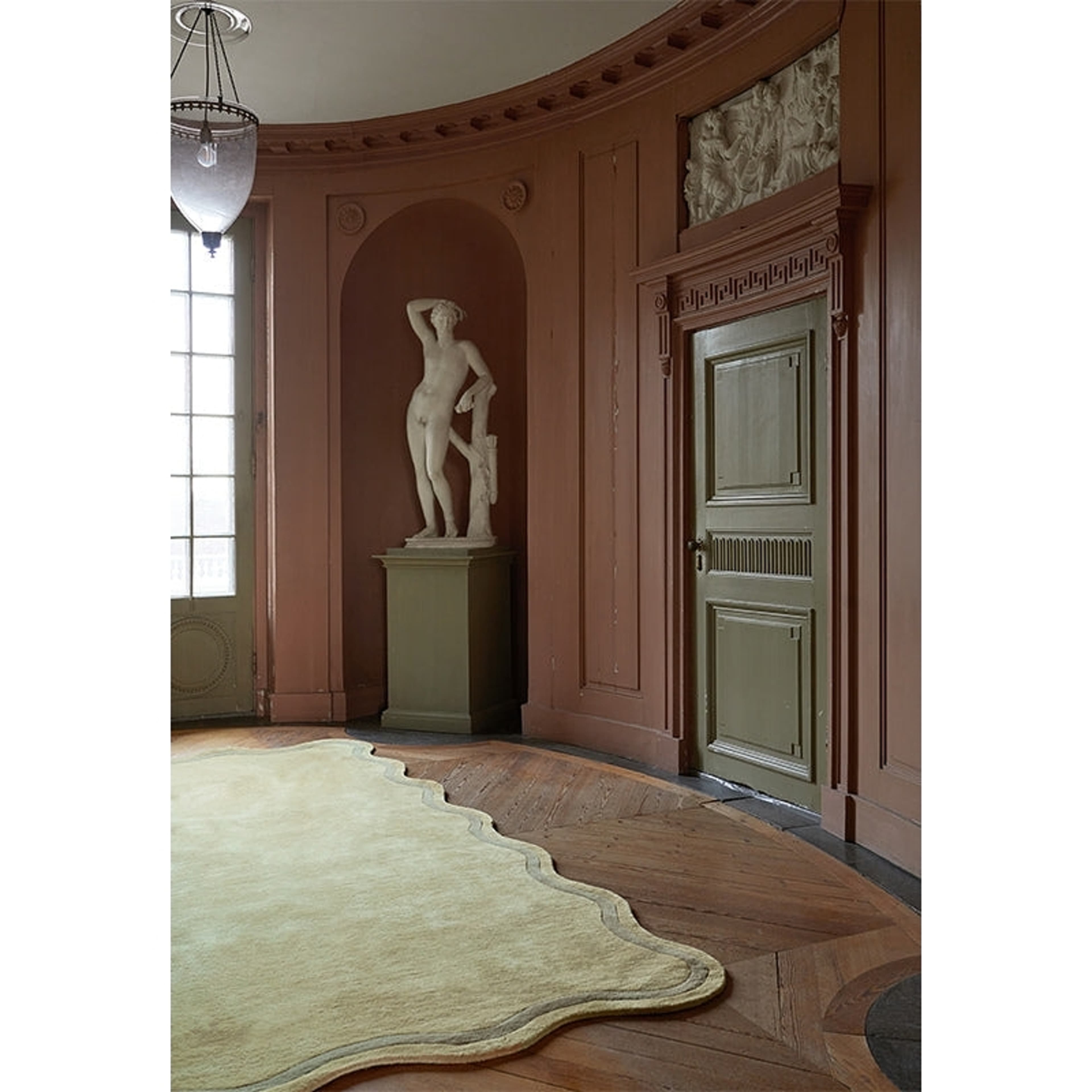 Scallop Ullmatta Lemon Yellow, från Layered, i färgen lemon yellow. Klicka för att öppna bilden i stort format