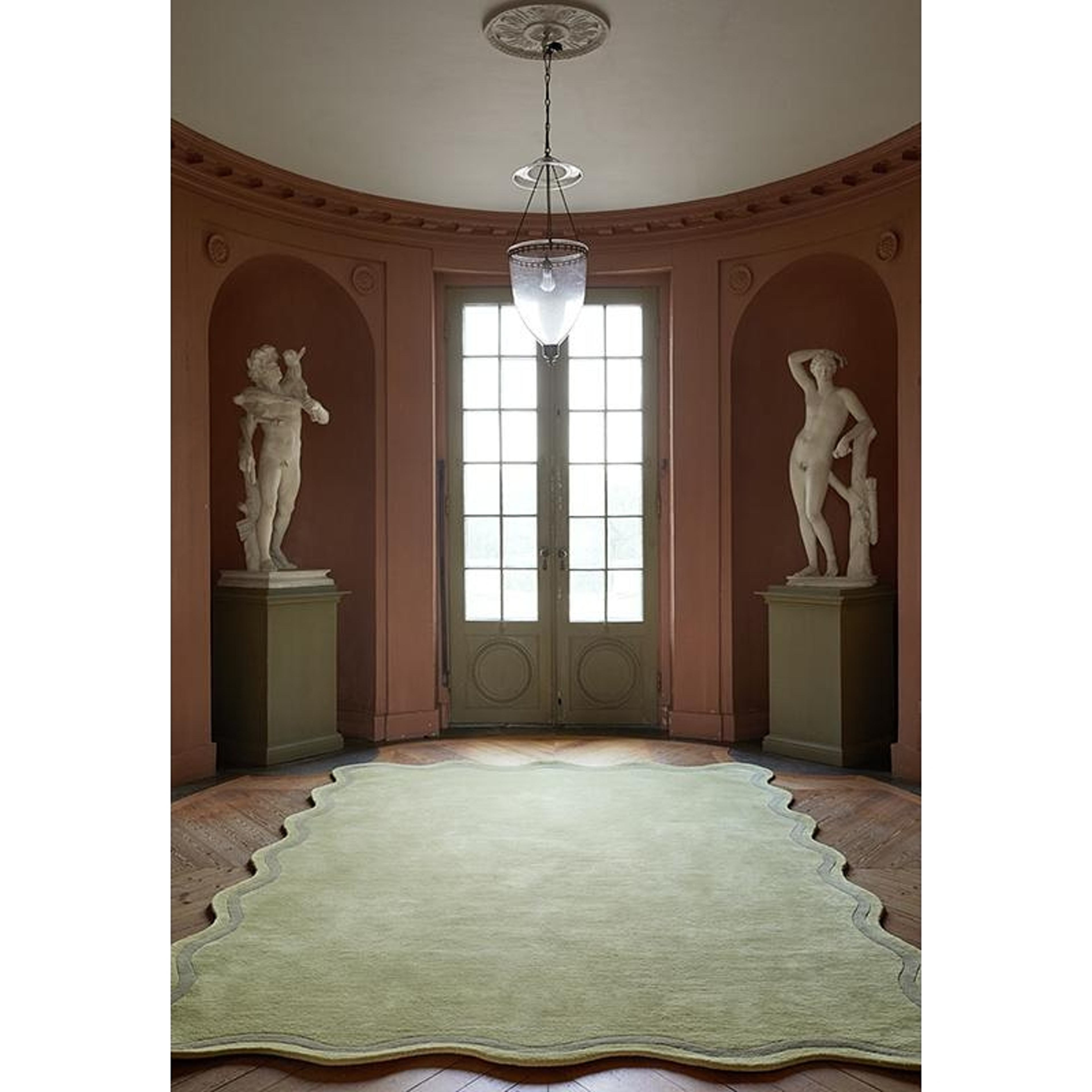 Scallop Ullmatta Lemon Yellow, från Layered, i färgen lemon yellow. Klicka för att öppna bilden i stort format