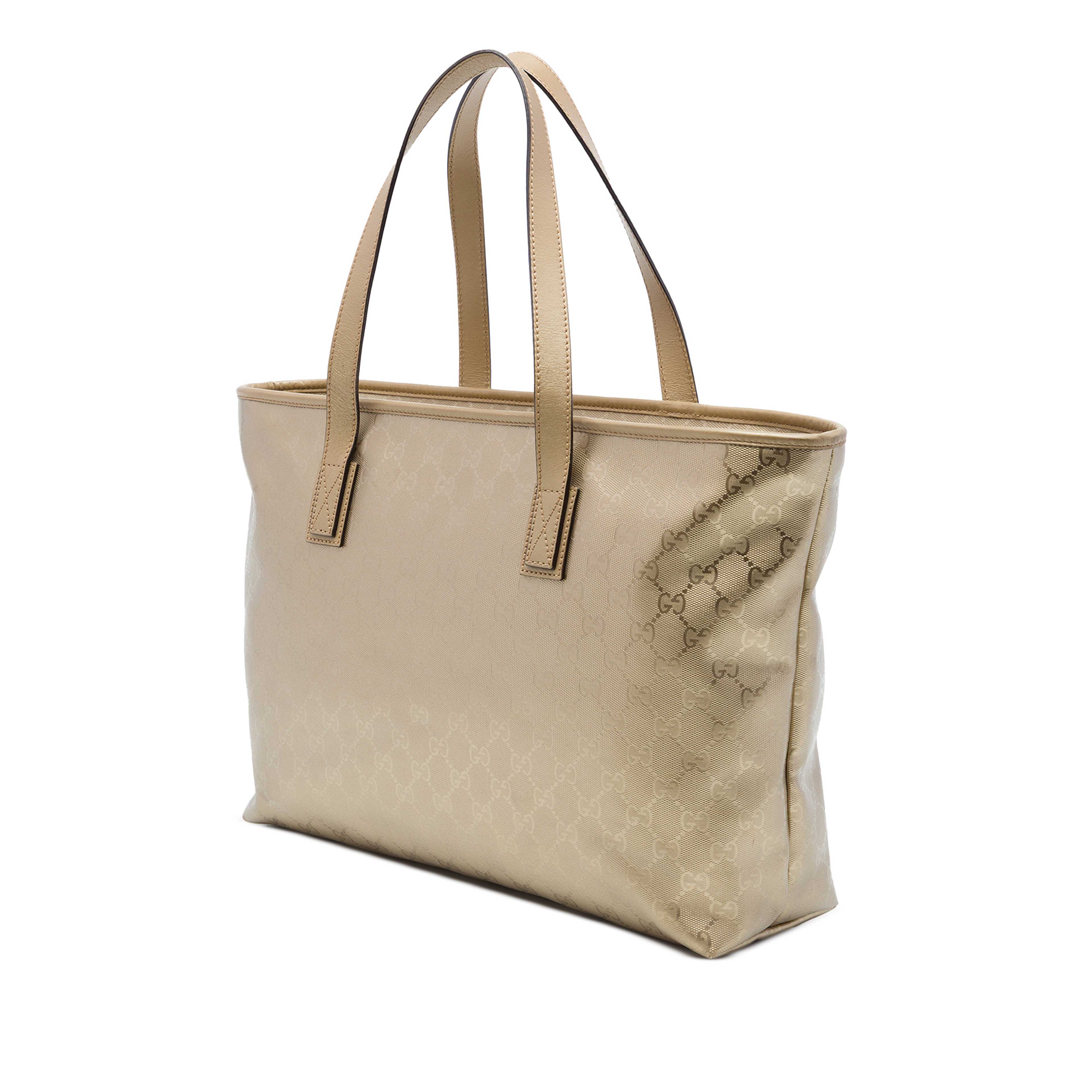 Gucci Medium Gg Imprime Tote, från Luxclusif, i färgen guld. Klicka för att öppna bilden i stort format