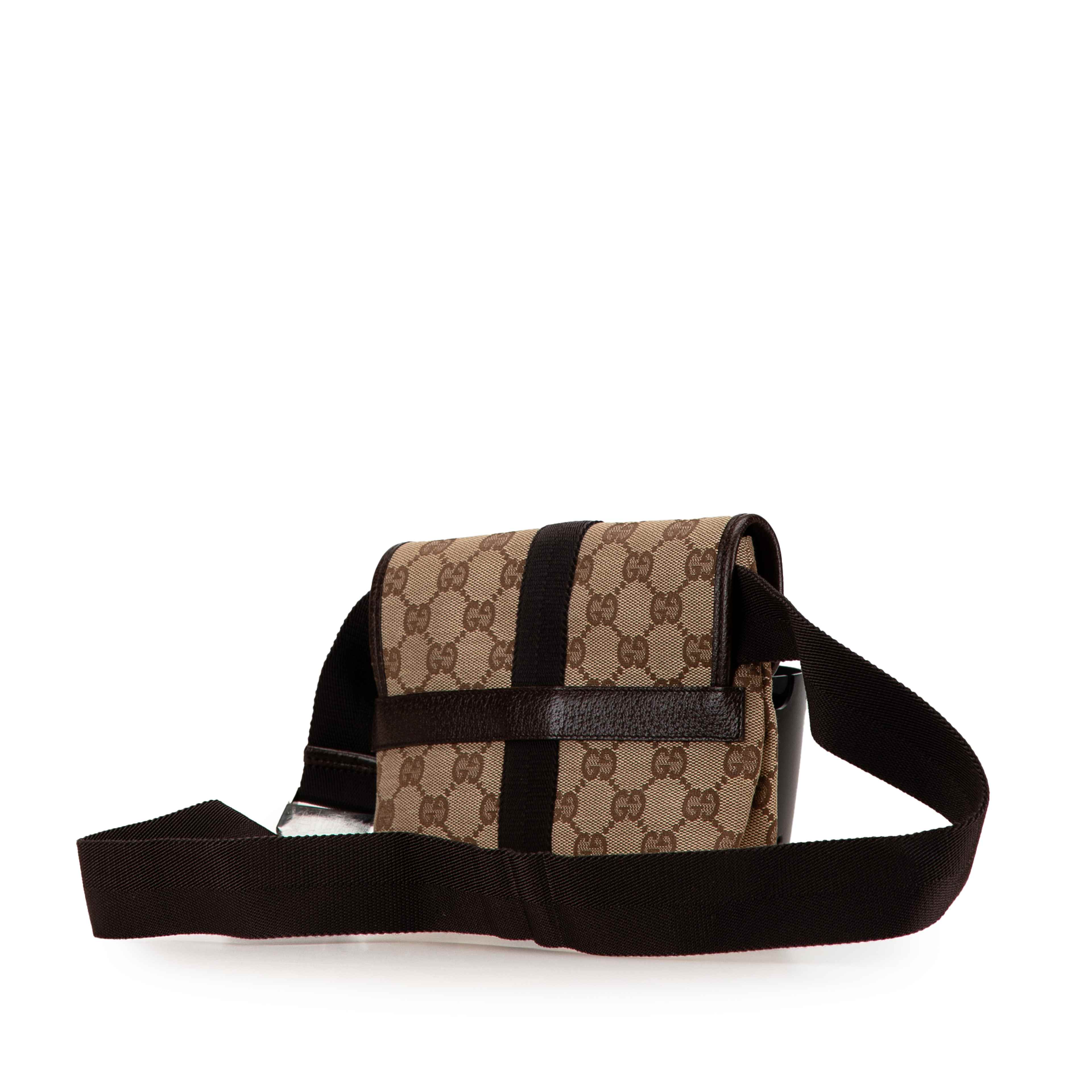 Gucci Gg Canvas Belt Bag, från Luxclusif, i färgen beige. Klicka för att öppna bilden i stort format