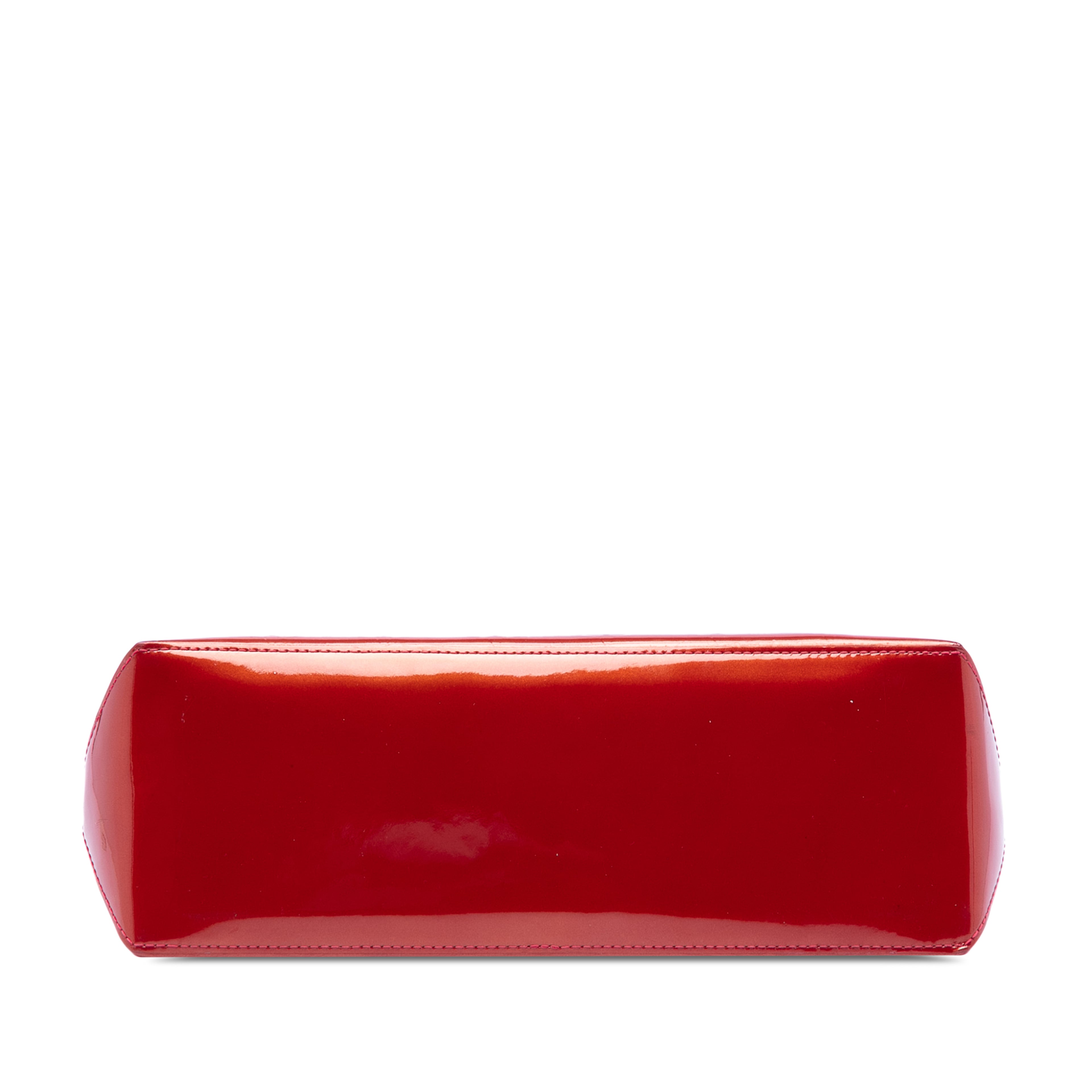 Louis Vuitton Monogram Vernis Wilshire Pm, från Luxclusif, i färgen red. Klicka för att öppna bilden i stort format