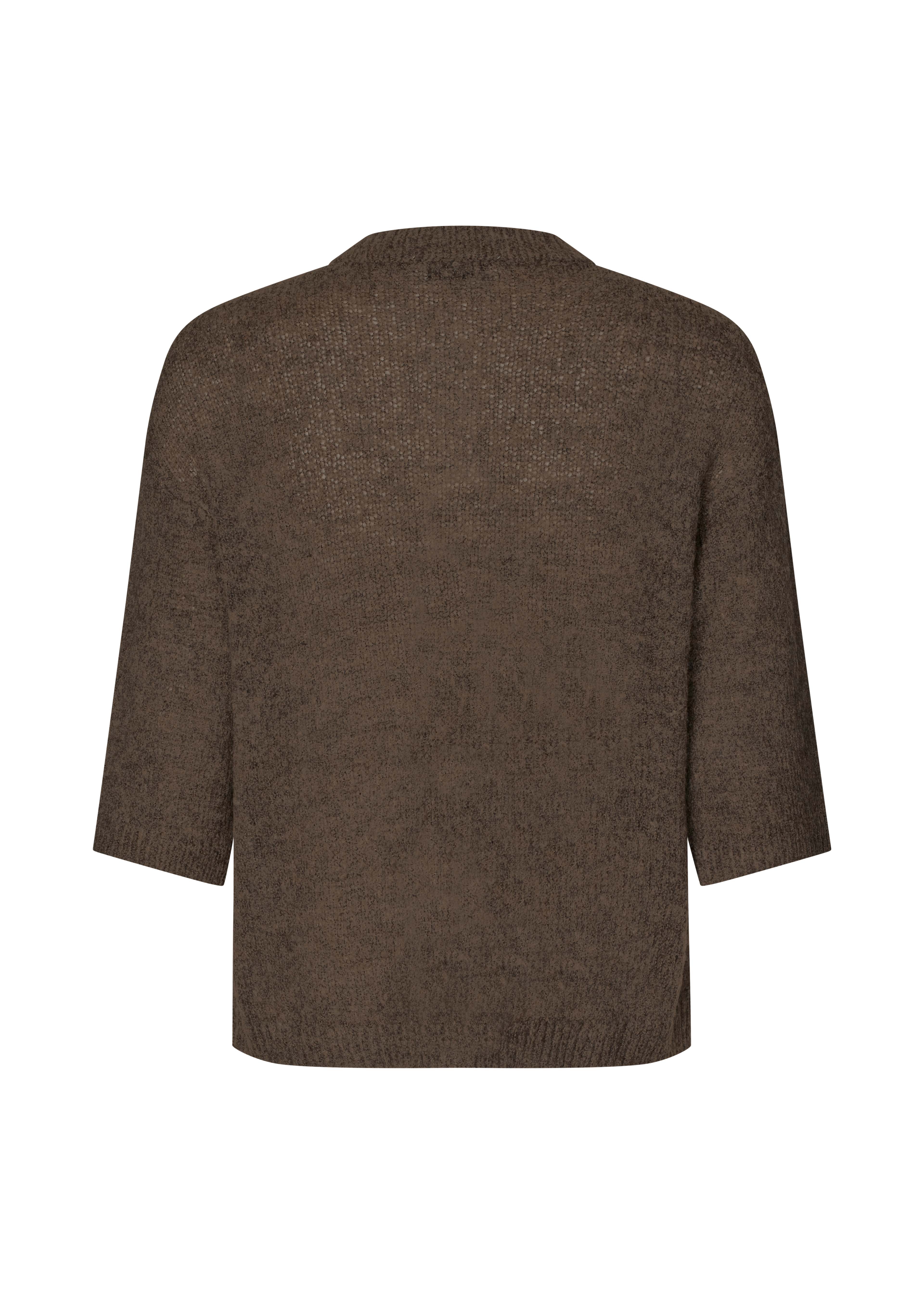 Bailormd Cardigan, från Modström, i färgen chocolate chip. Klicka för att öppna bilden i stort format