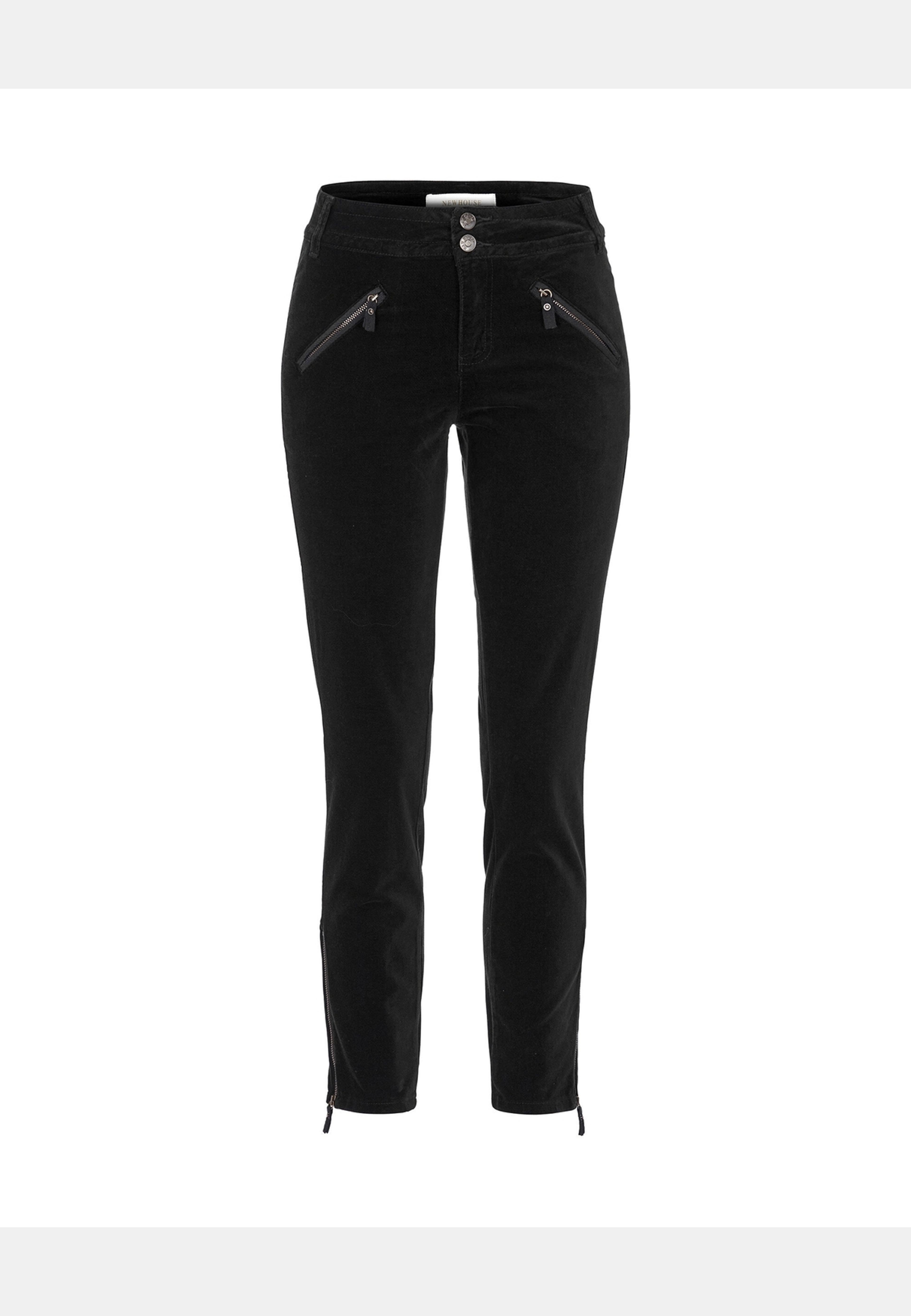 Sammetsbyxa Jodhpurs, från Newhouse, i färgen svart. Klicka för att öppna bilden i stort format