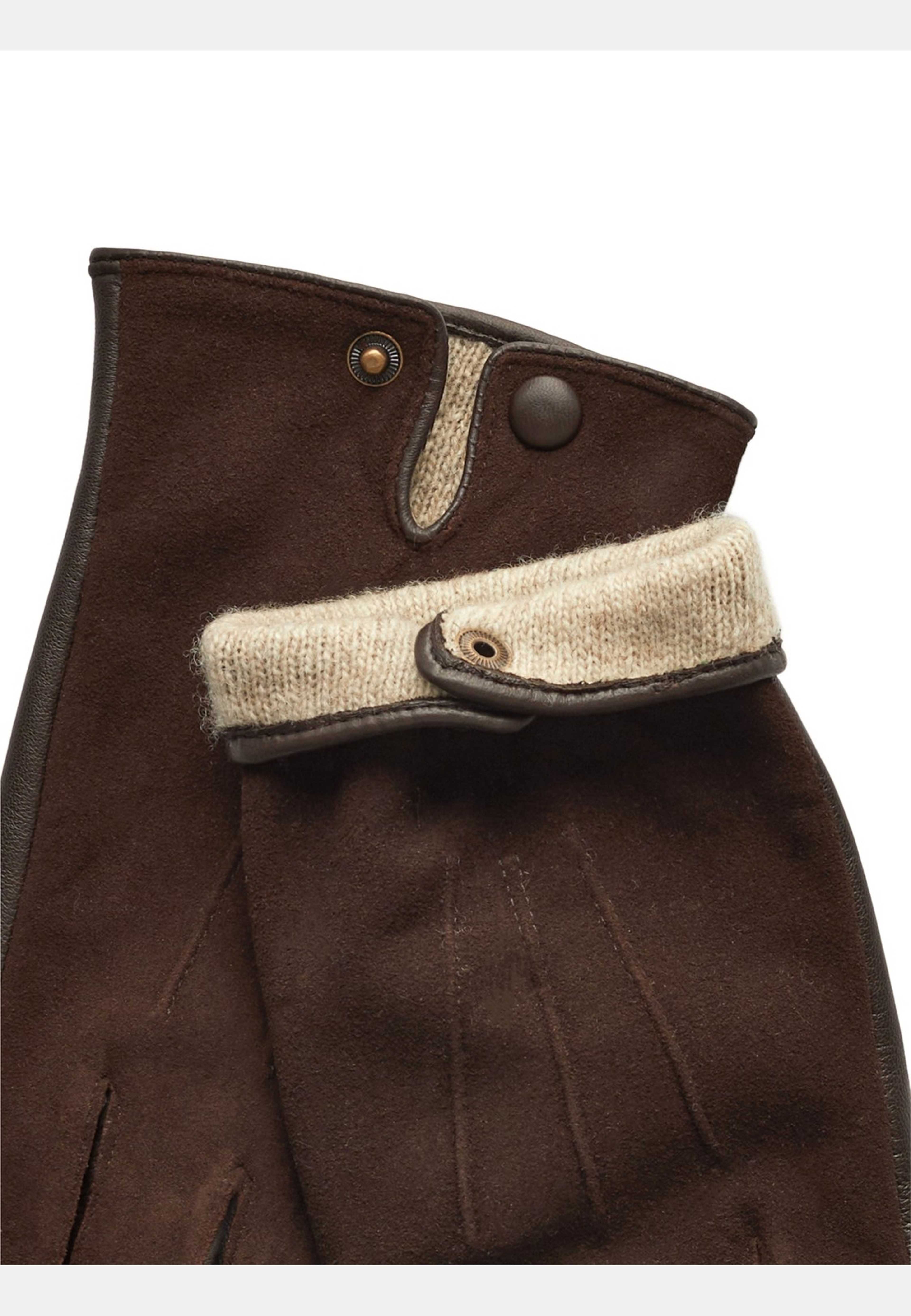 Suede Gloves Aspen, från John Henric, i färgen brown. Klicka för att öppna bilden i stort format