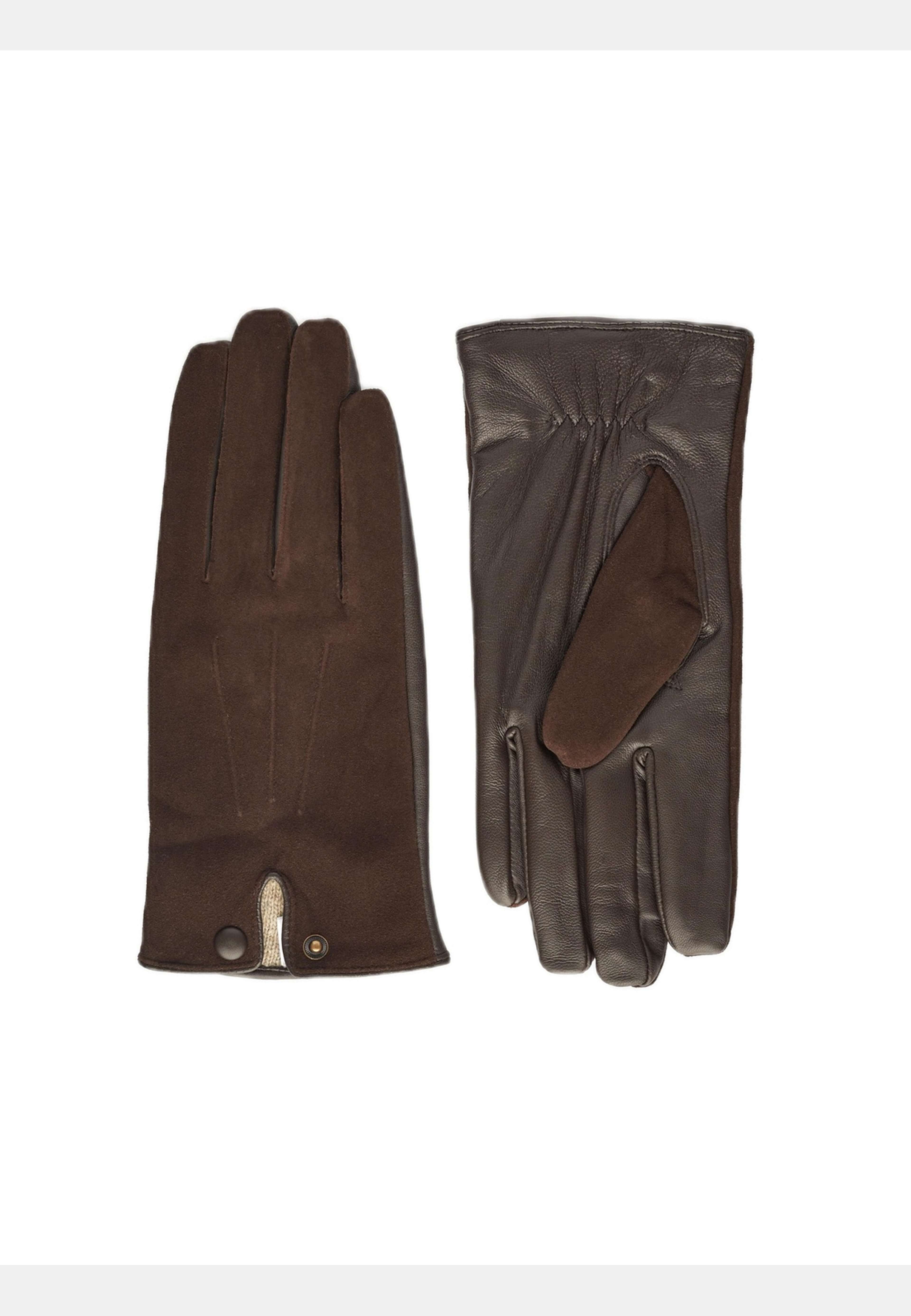 Suede Gloves Aspen, från John Henric, i färgen brown. Klicka för att öppna bilden i stort format