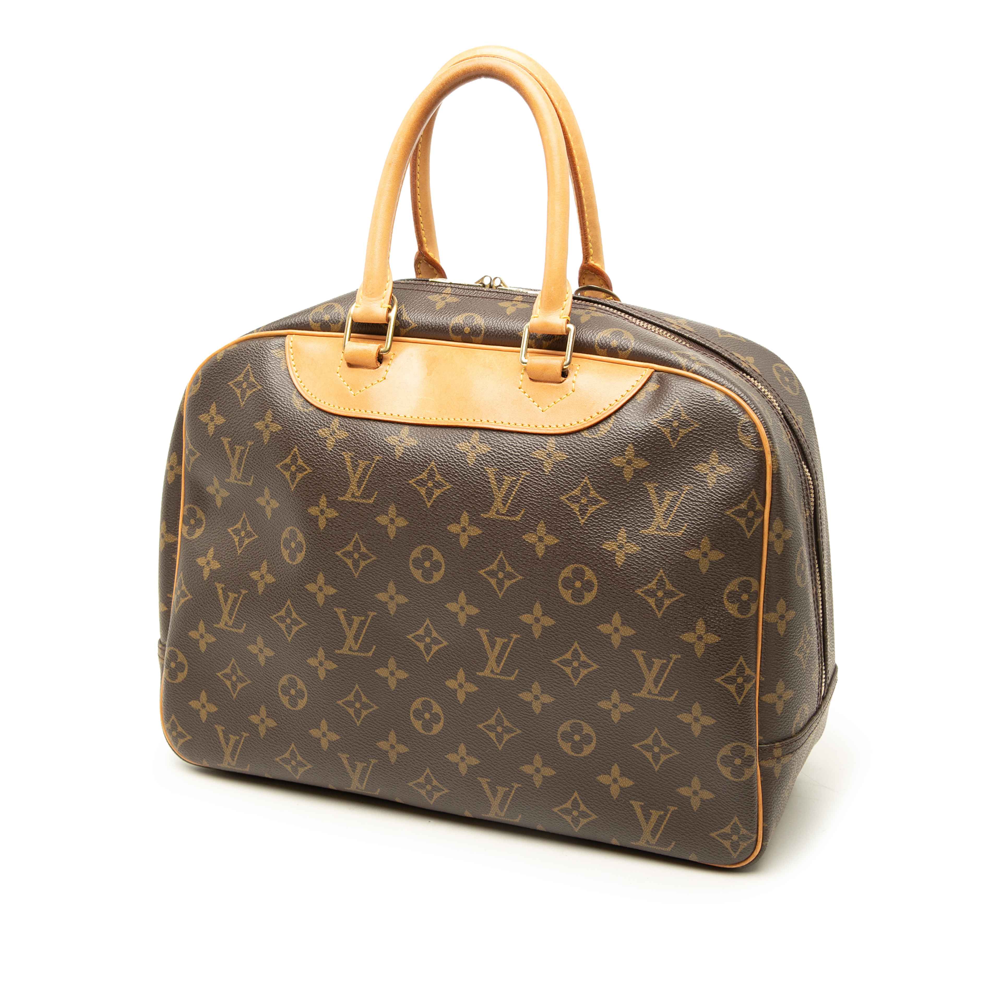 Louis Vuitton Monogram Deauville, från Luxclusif, i färgen brun. Klicka för att öppna bilden i stort format