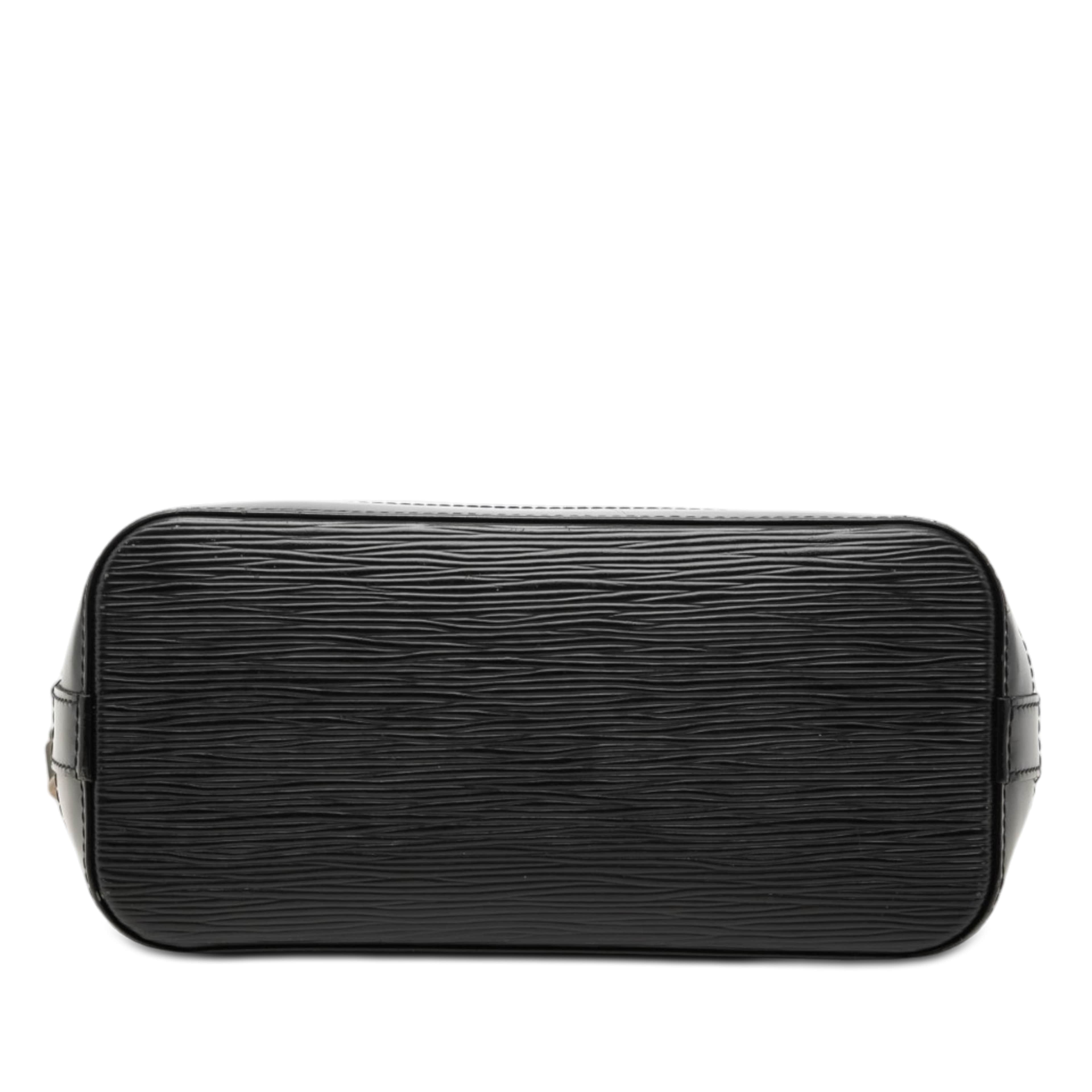 Louis Vuitton Epi Lockit Vertical, från Luxclusif, i färgen black. Klicka för att öppna bilden i stort format