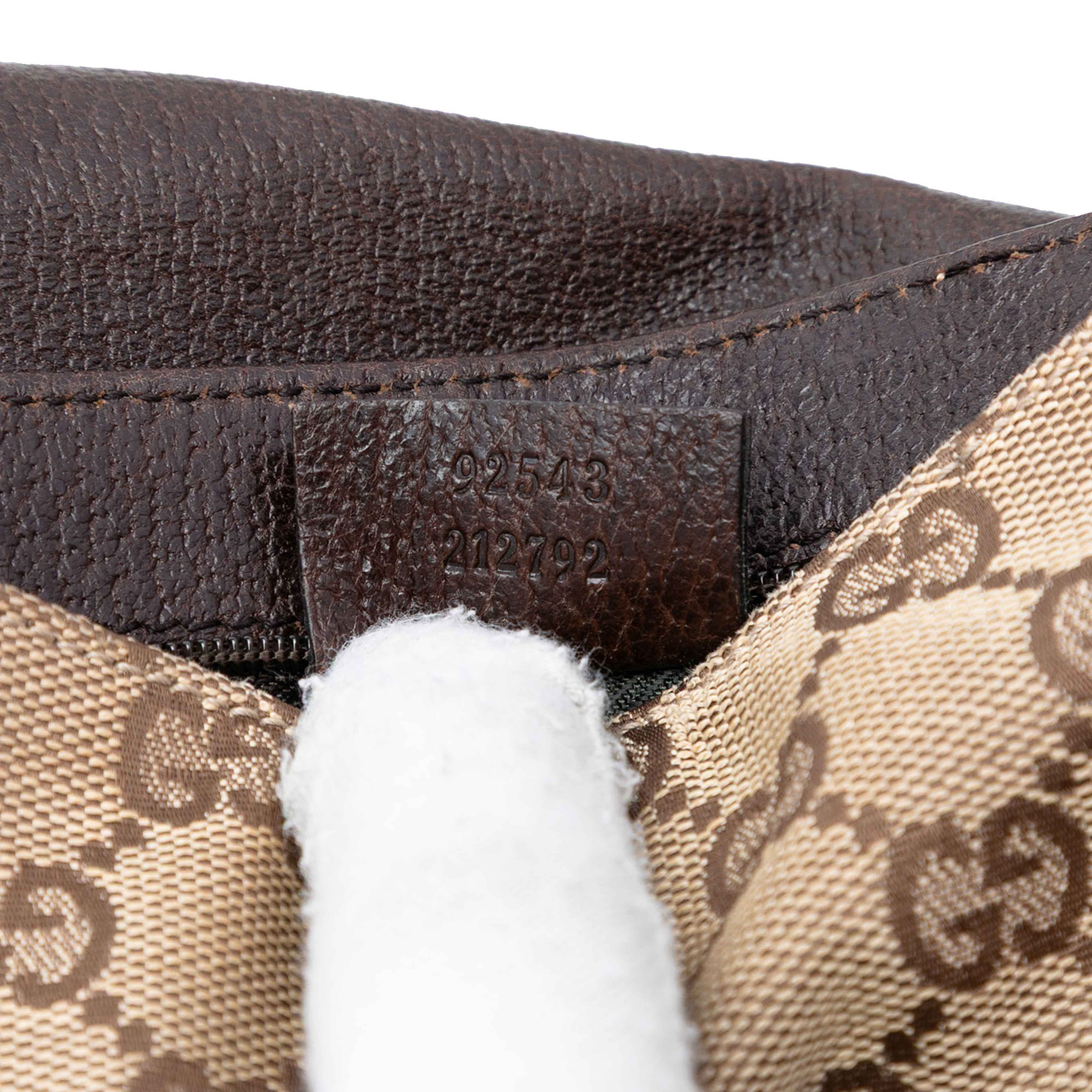 Gucci Gg Canvas Jackie Belt Bag, från Luxclusif, i färgen beige. Klicka för att öppna bilden i stort format