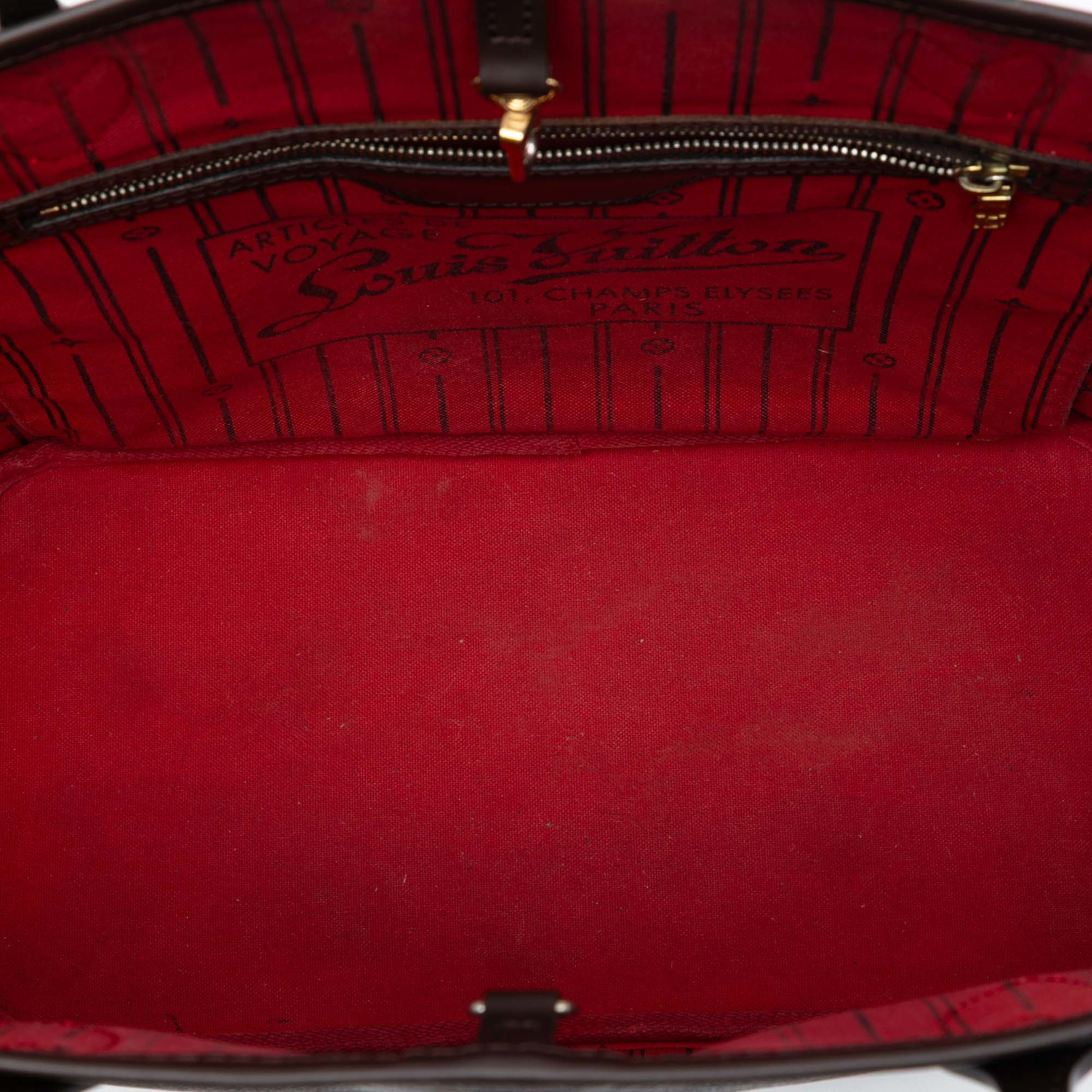 Louis Vuitton Damier Ebene Neverfull Mm, från Luxclusif, i färgen brown. Klicka för att öppna bilden i stort format