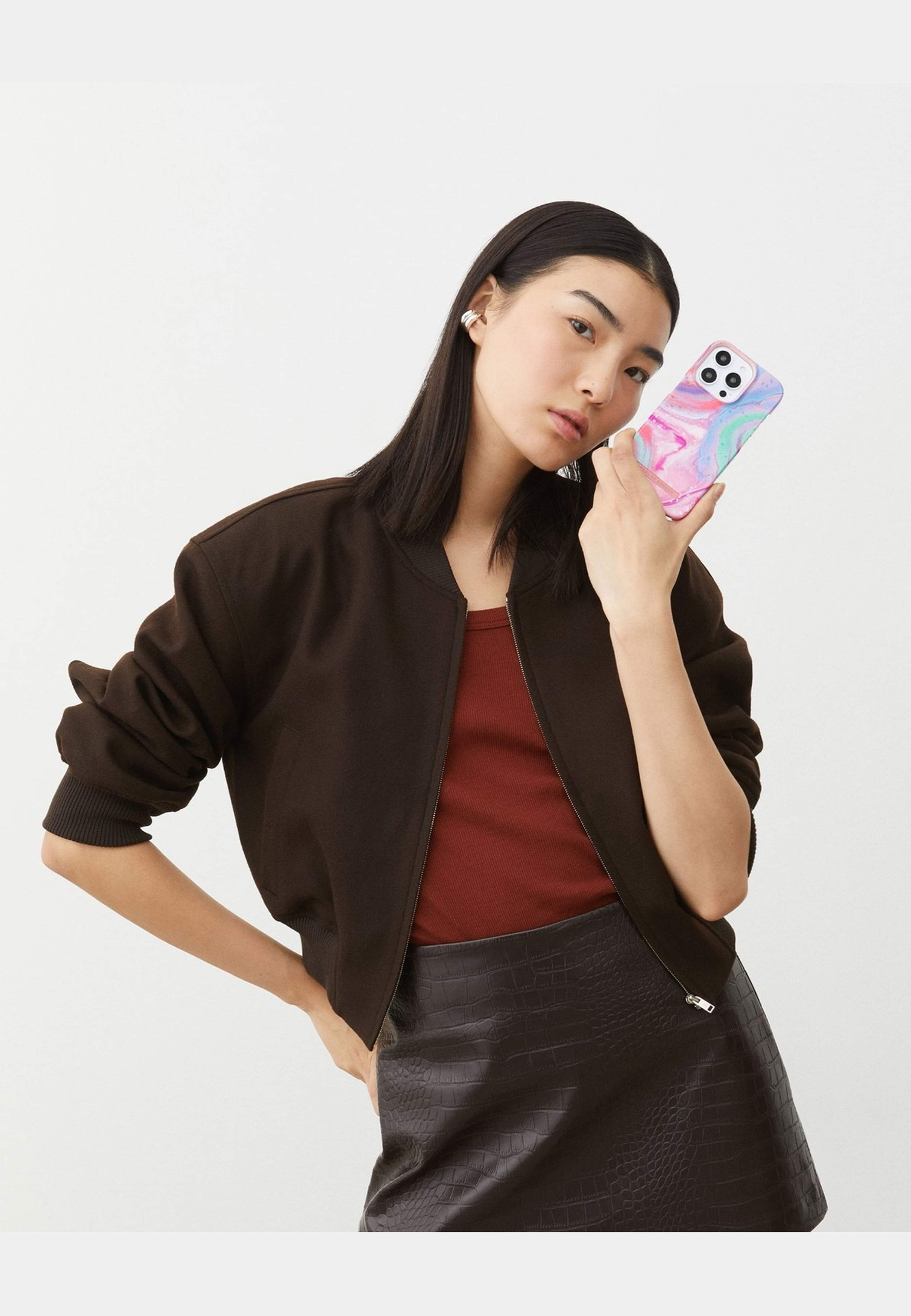 Printed Case Iphone - Pastel Marble