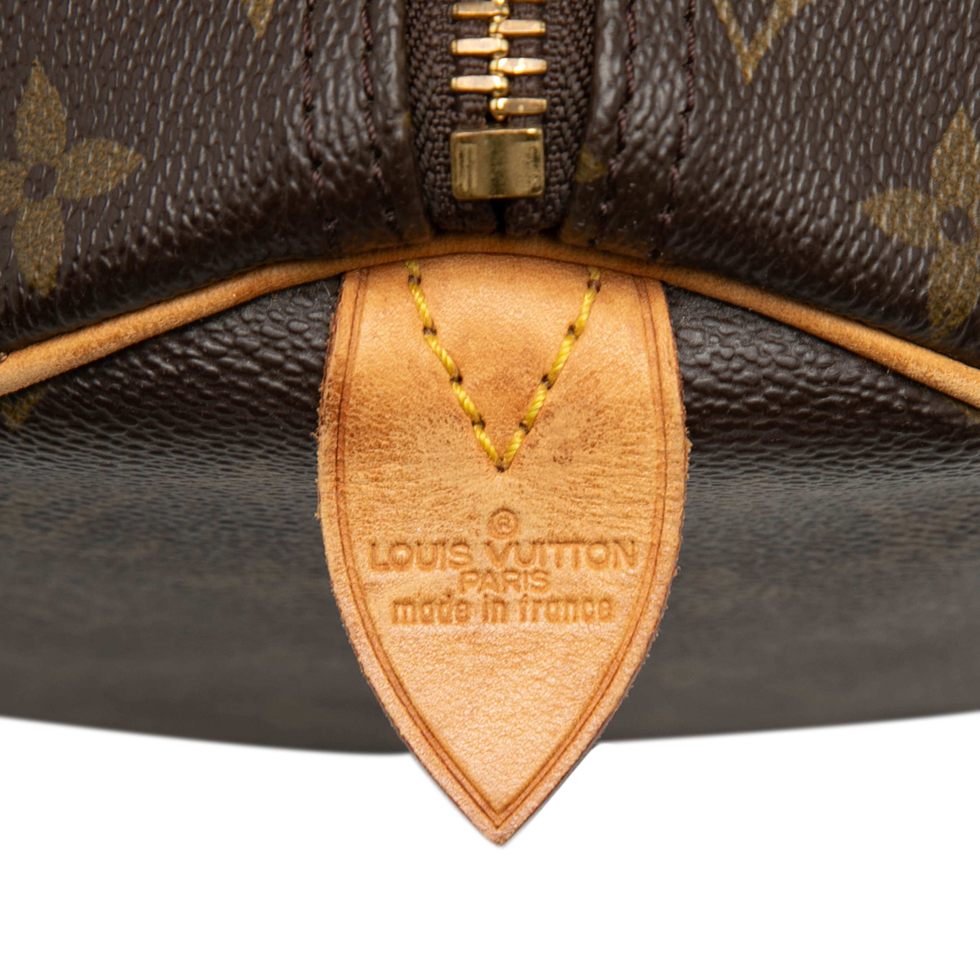 Louis Vuitton Monogram Keepall 45, från Luxclusif, i färgen brown. Klicka för att öppna bilden i stort format