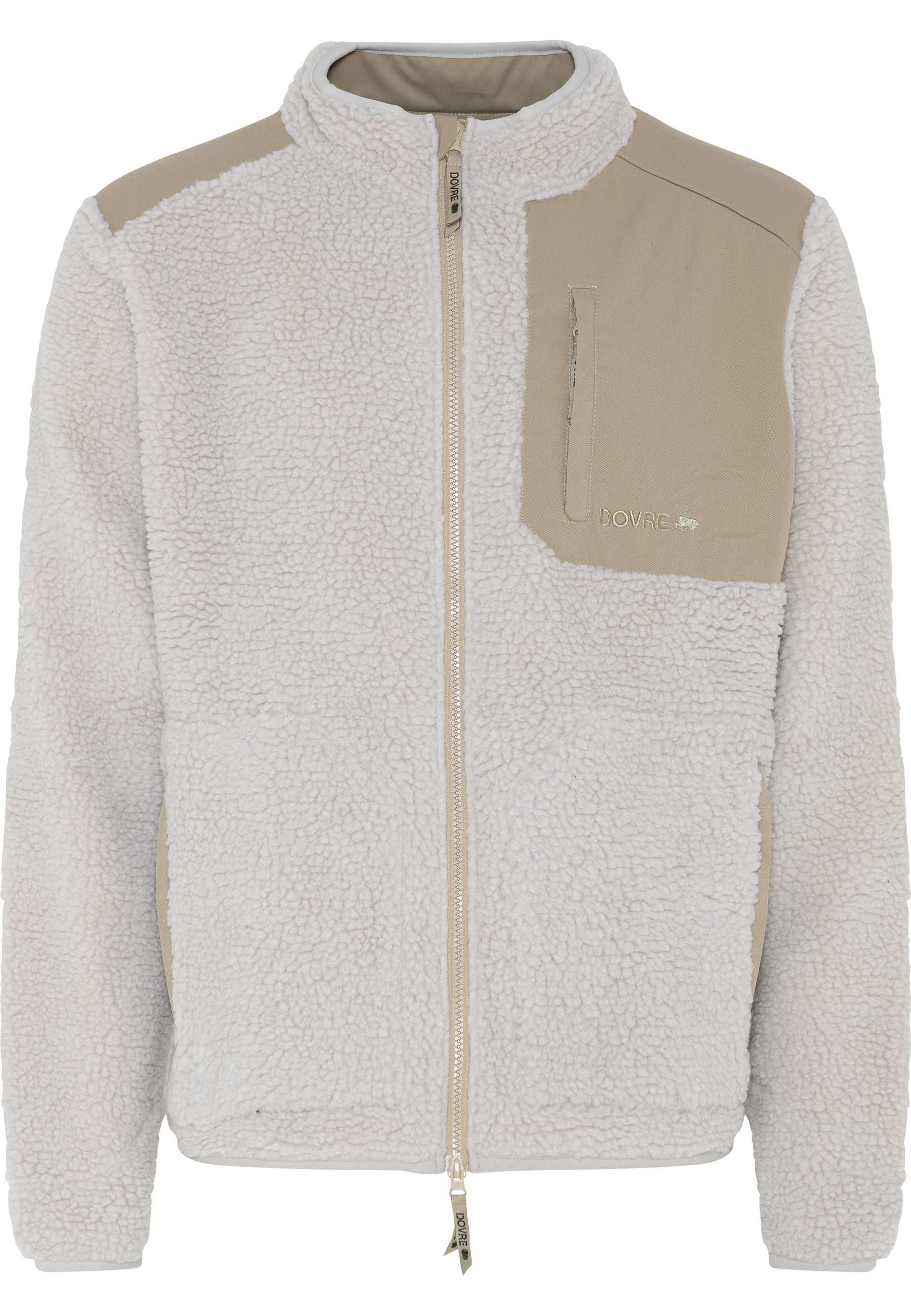 Teddy Fleece Polyester Beige