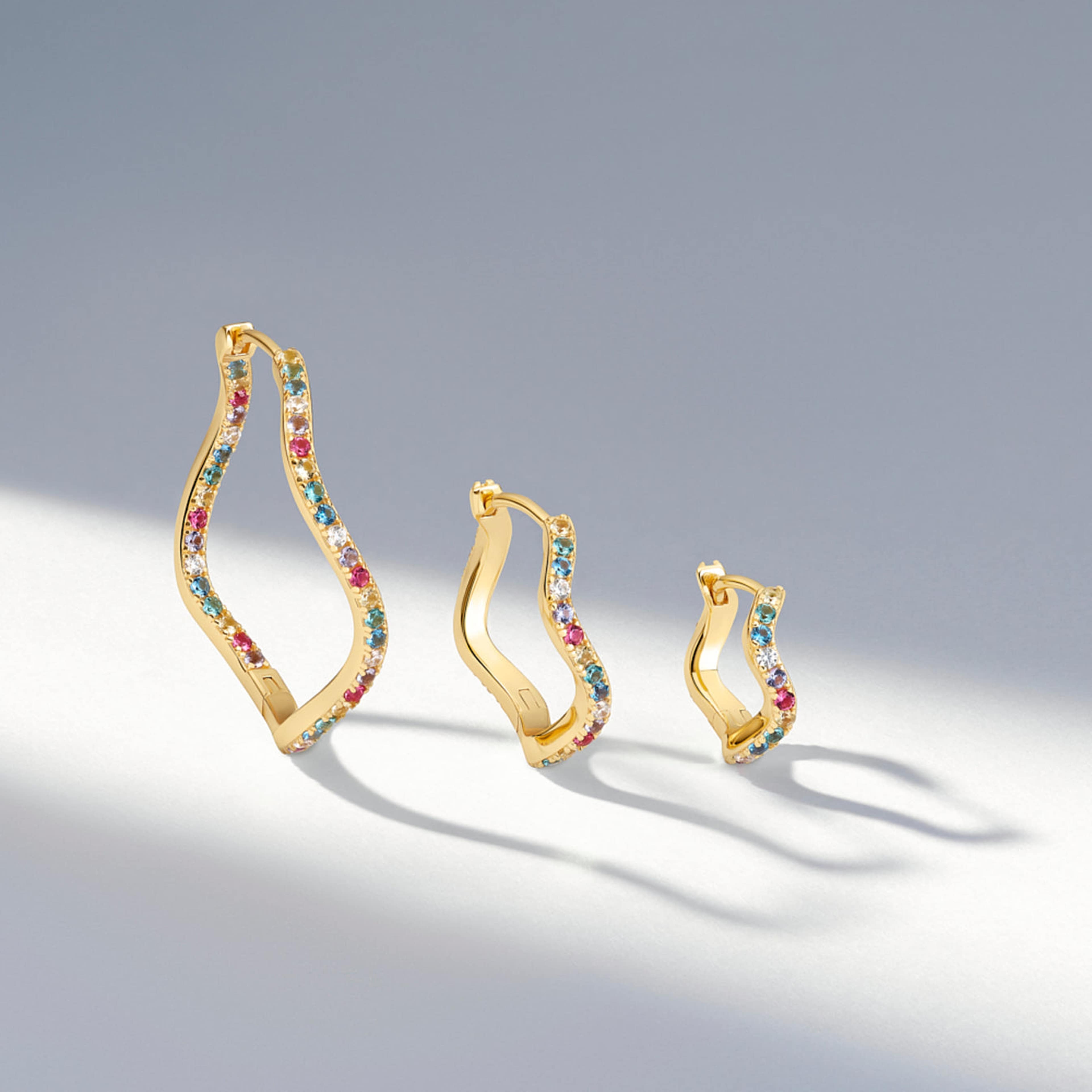 Ellera Waves Pianura Medio Earrings