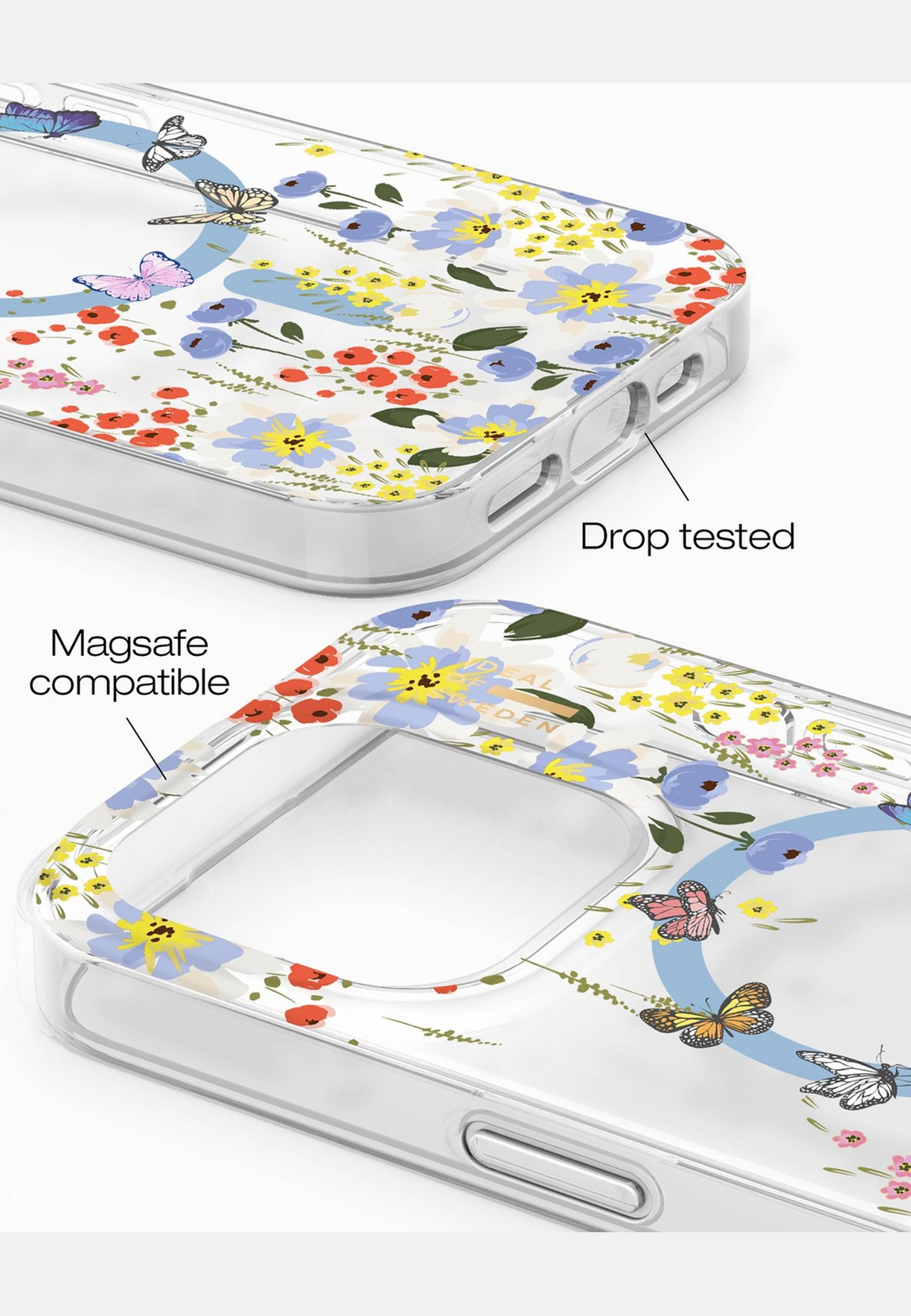 Clear Case Magsafe Iphone - Artistic Garden