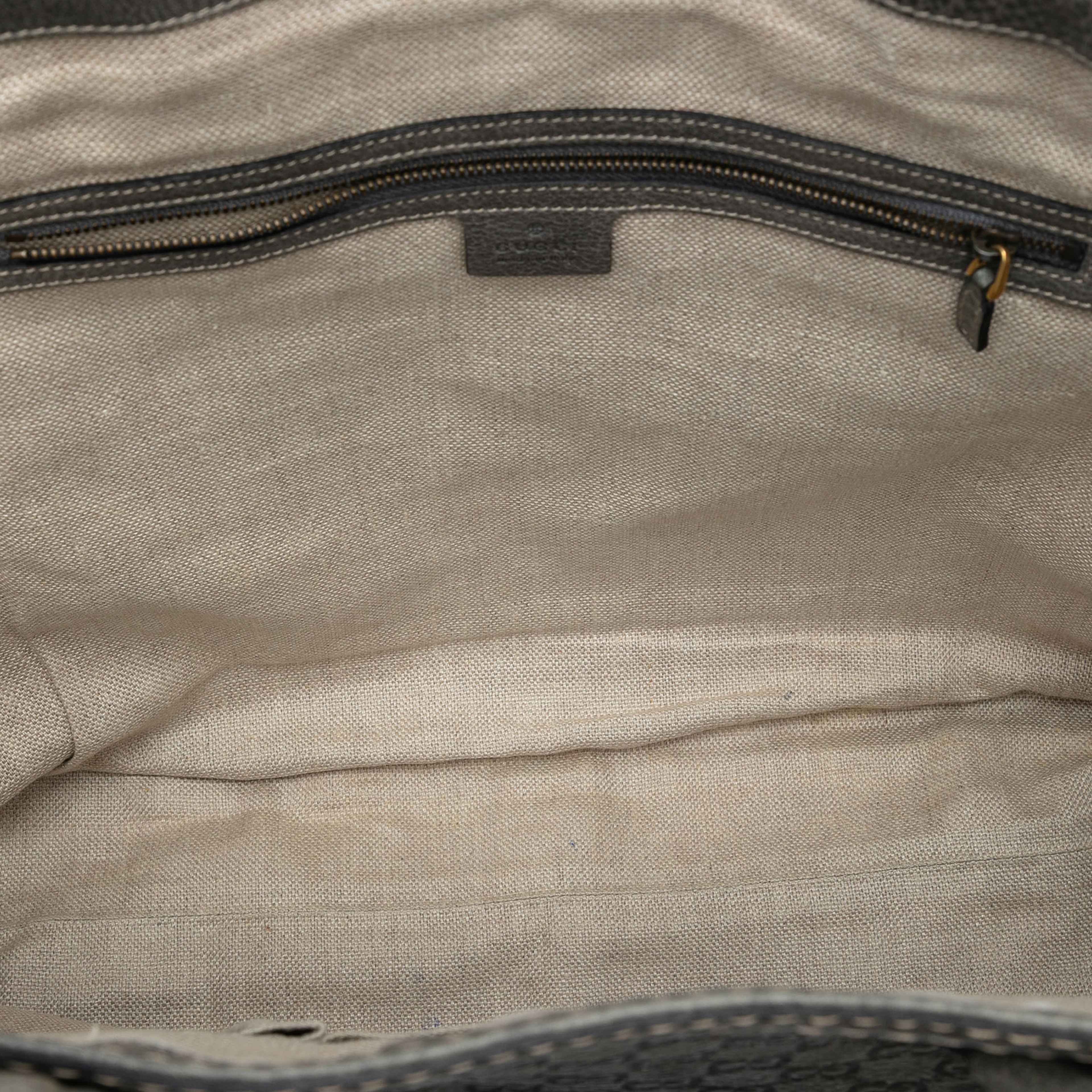 Gucci Guccissima Sunset Tote, från Luxclusif, i färgen gray. Klicka för att öppna bilden i stort format