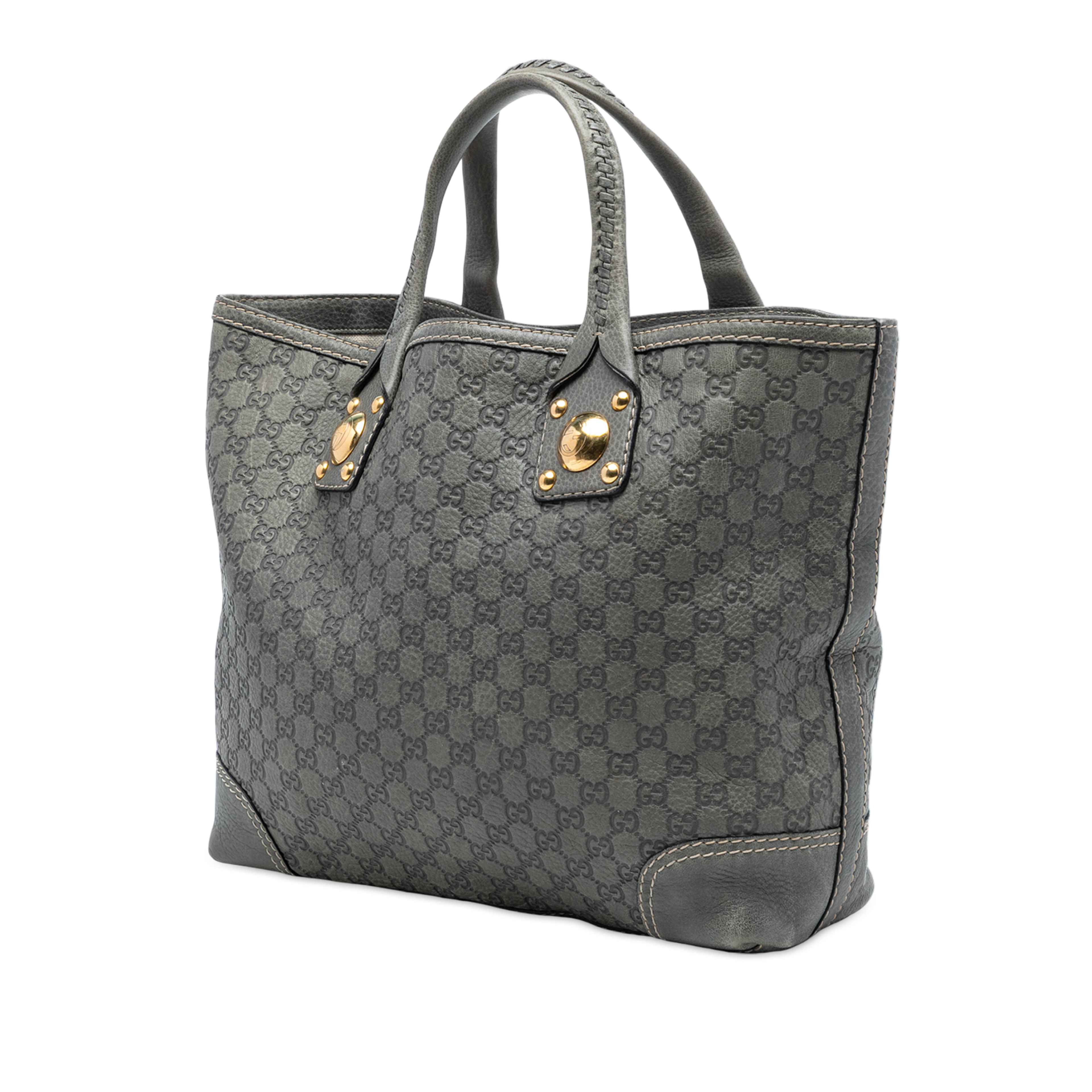 Gucci Guccissima Sunset Tote, från Luxclusif, i färgen gray. Klicka för att öppna bilden i stort format