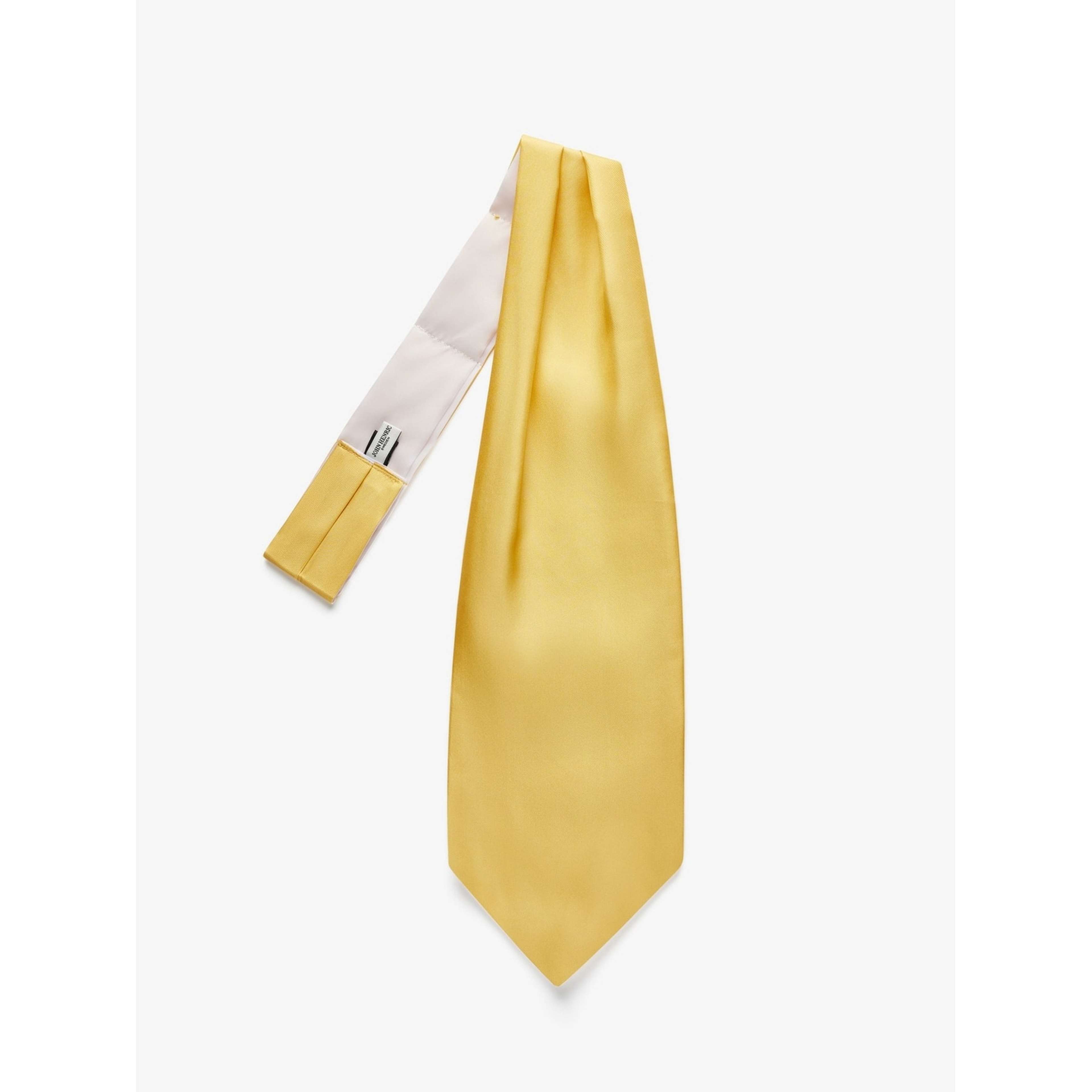 Silk Single Pointed Ascot Plain