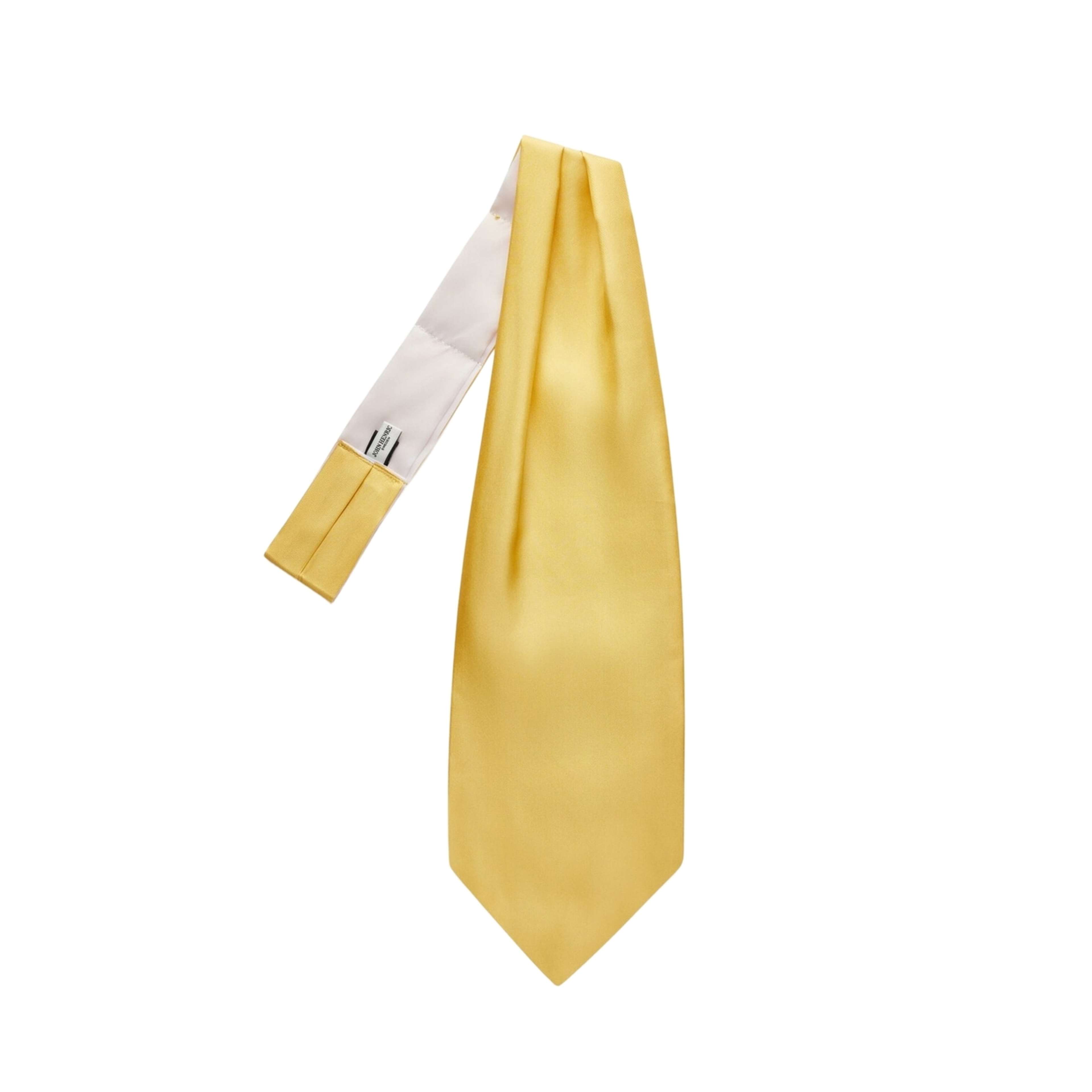 Silk Single Pointed Ascot Plain
