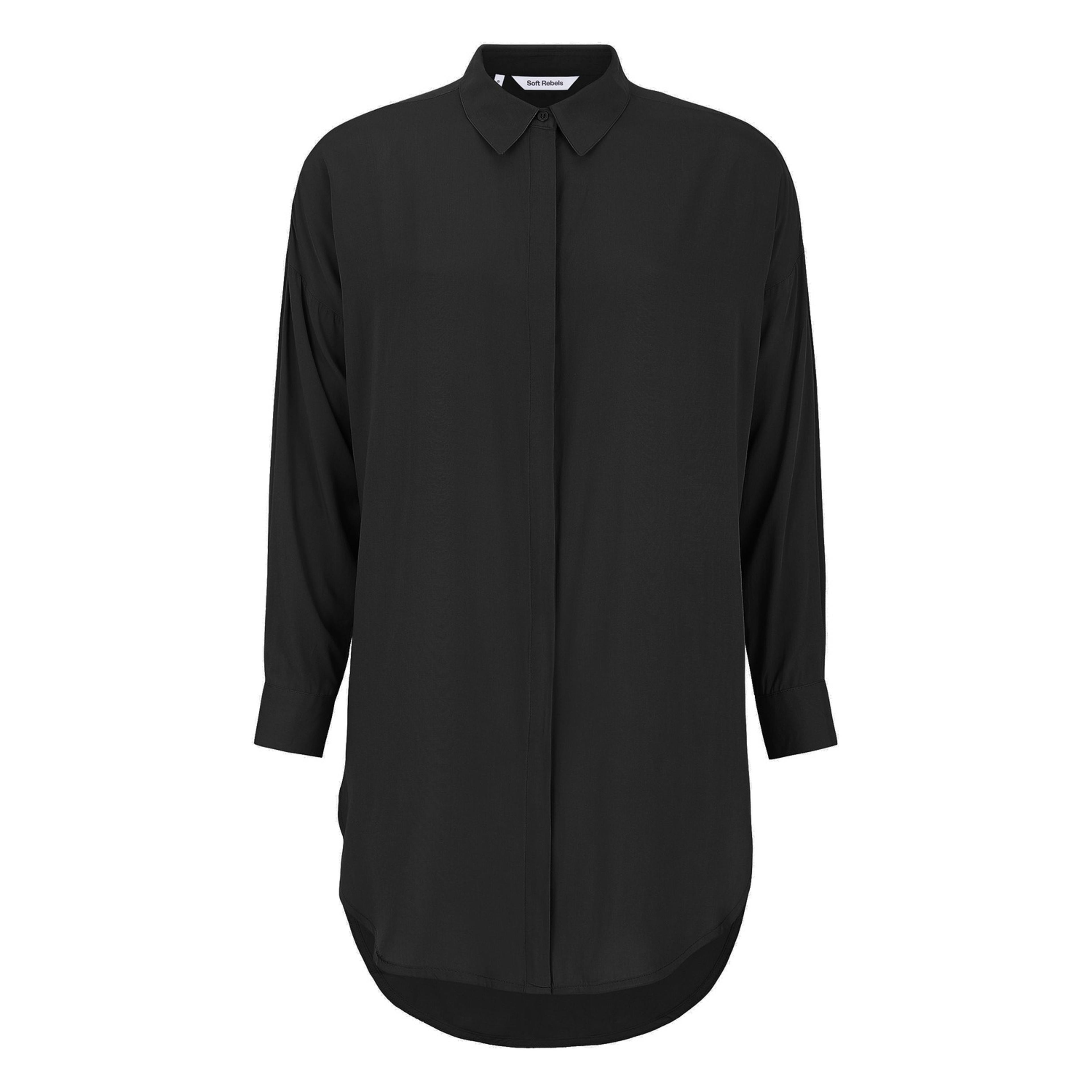 Srabia Midi Skirt, från Soft Rebels, i färgen black. Klicka för att öppna bilden i stort format