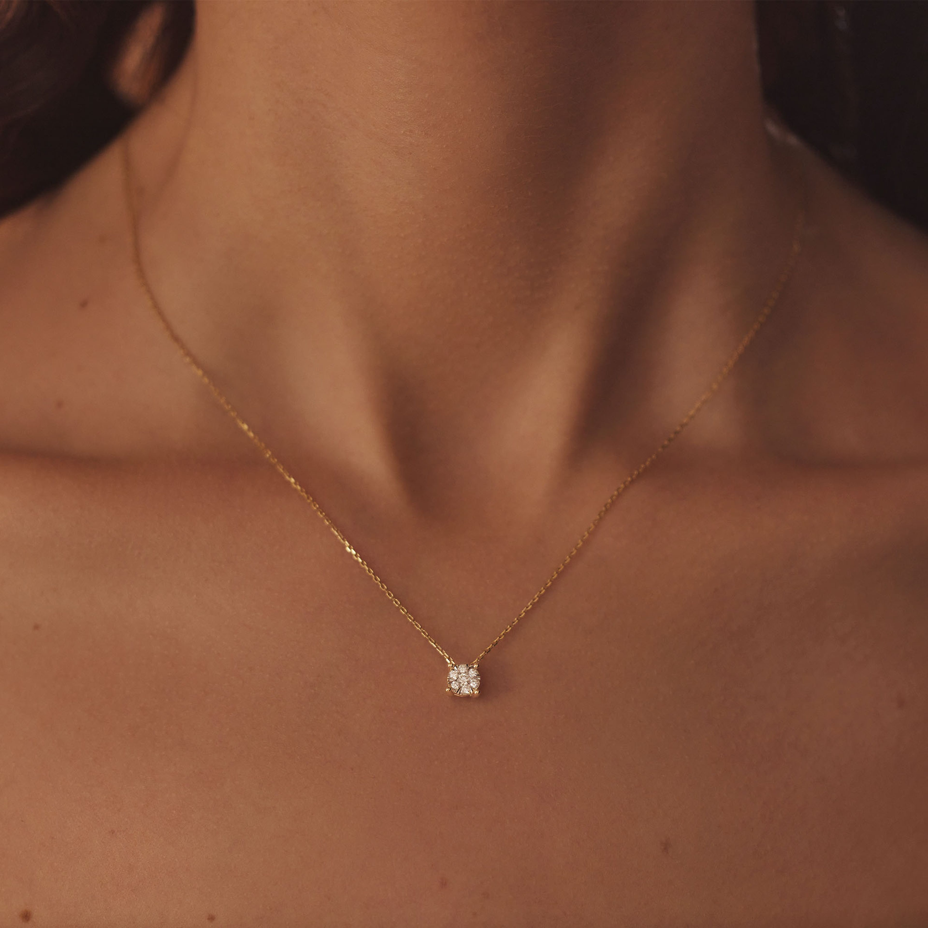 De La Paix 14 Karat Guld Halsband