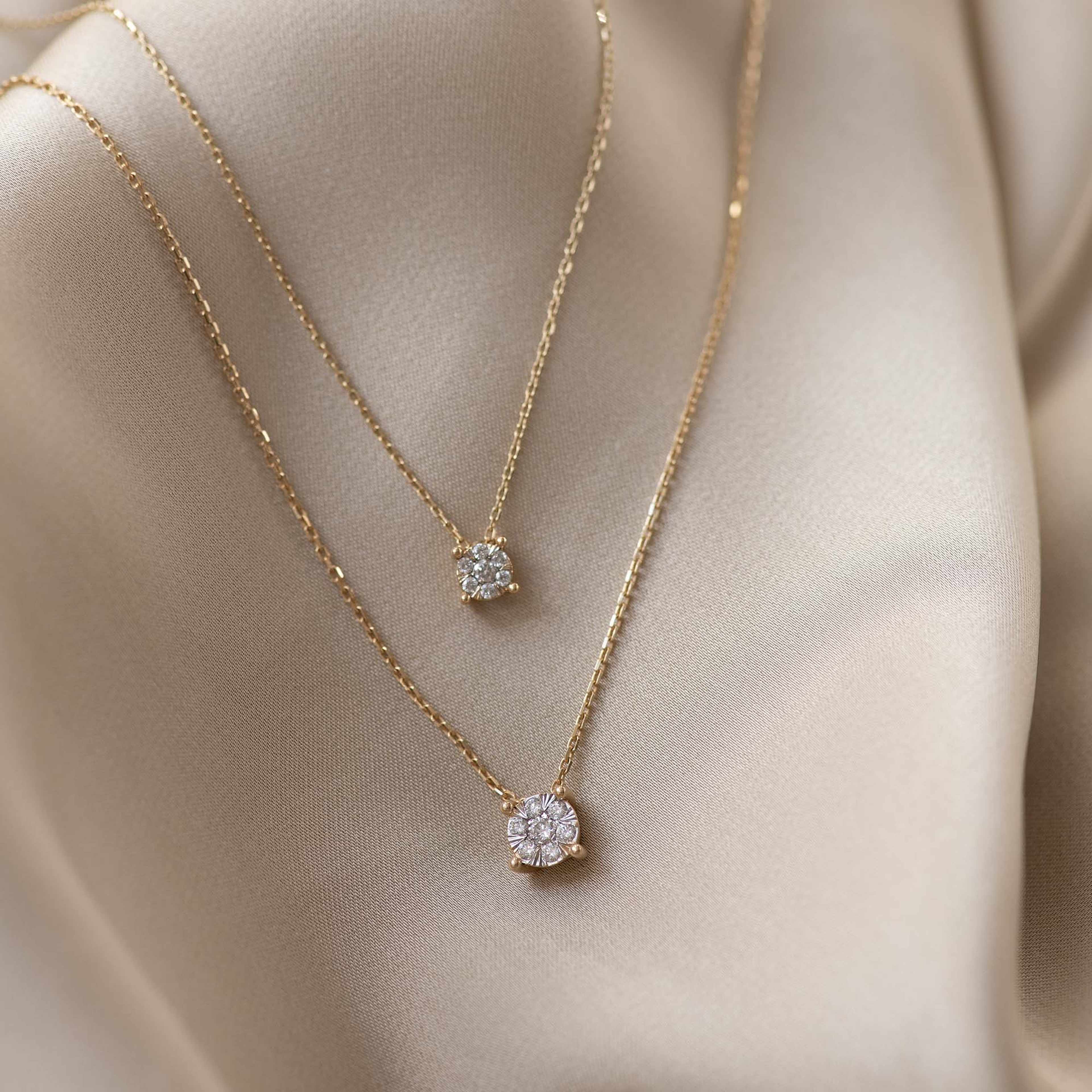 De La Paix 14 Karat Guld Halsband