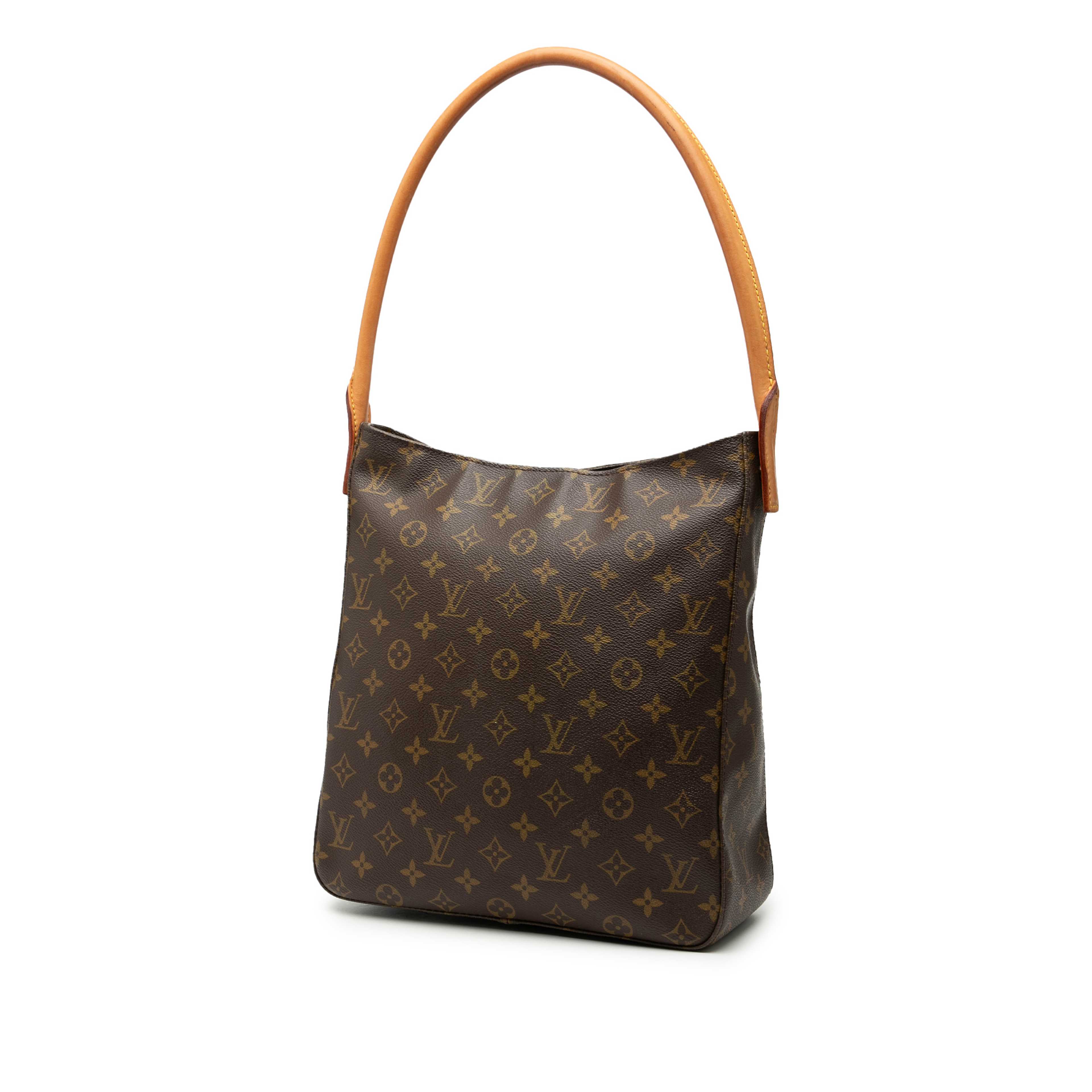 Louis Vuitton Monogram Looping Gm, från Luxclusif, i färgen brown. Klicka för att öppna bilden i stort format