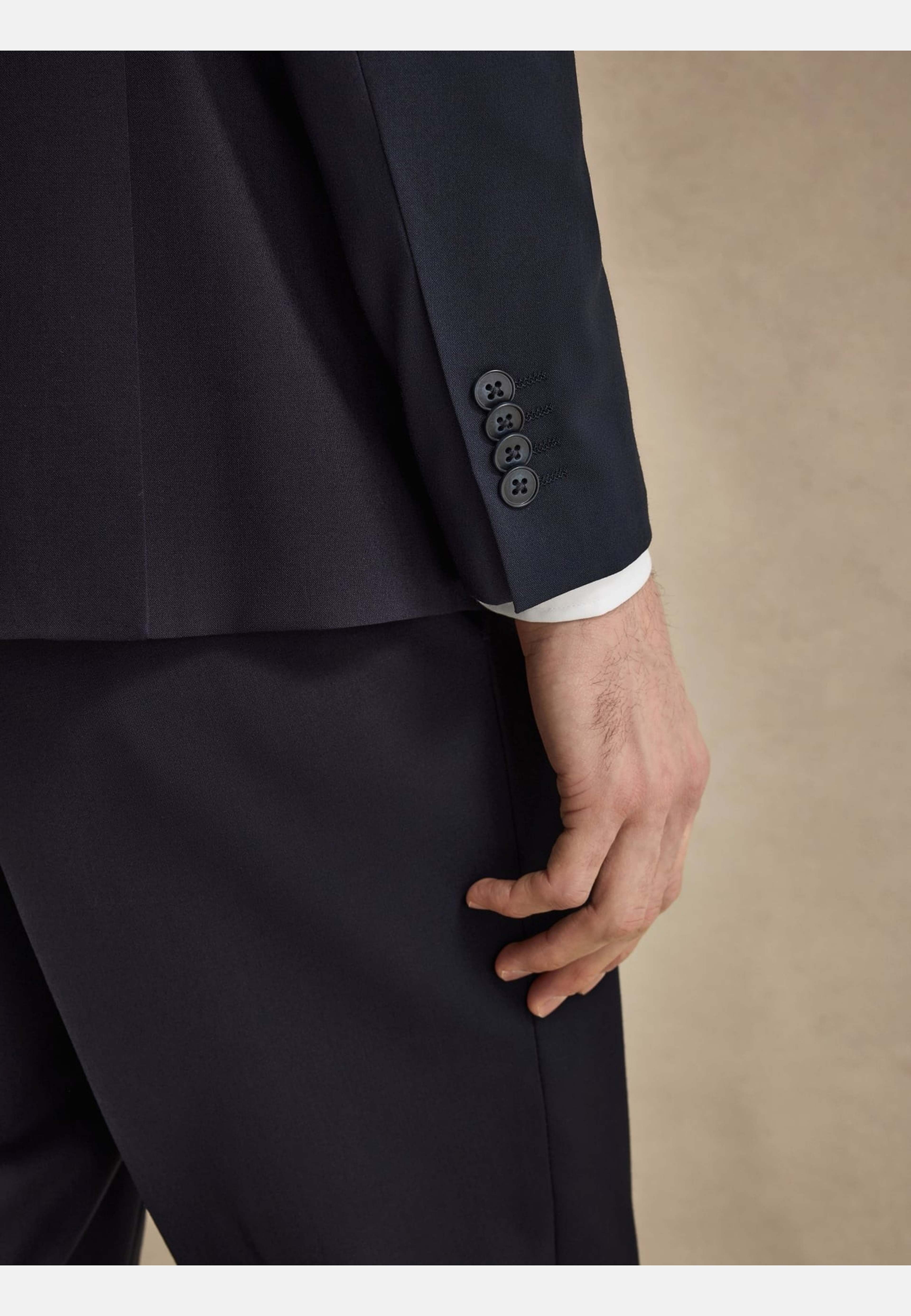 Double Breasted Wool Jacket Ares, från John Henric, i färgen dark blue. Klicka för att öppna bilden i stort format