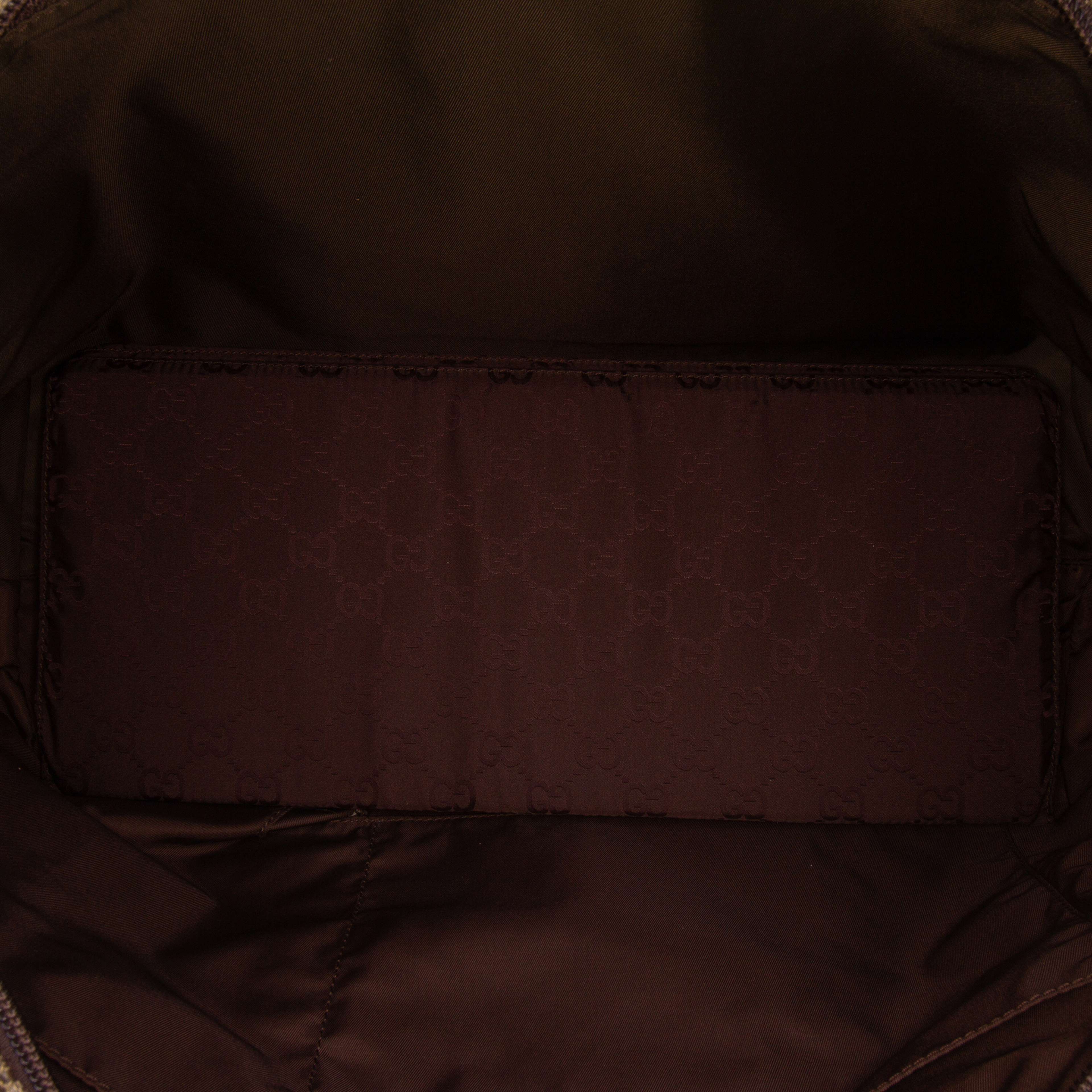 Gucci Gg Canvas Web Tote, från Luxclusif, i färgen beige. Klicka för att öppna bilden i stort format