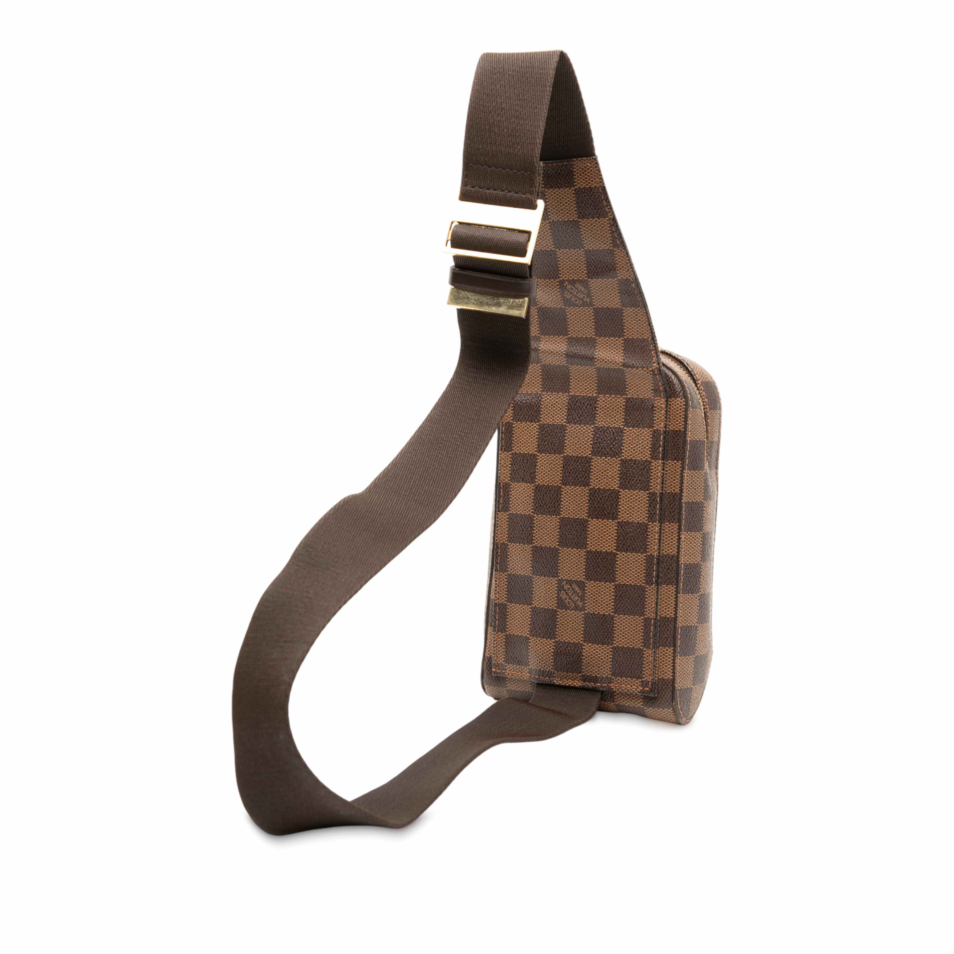 Louis Vuitton Damier Ebene Geronimos, från Luxclusif, i färgen brun. Klicka för att öppna bilden i stort format