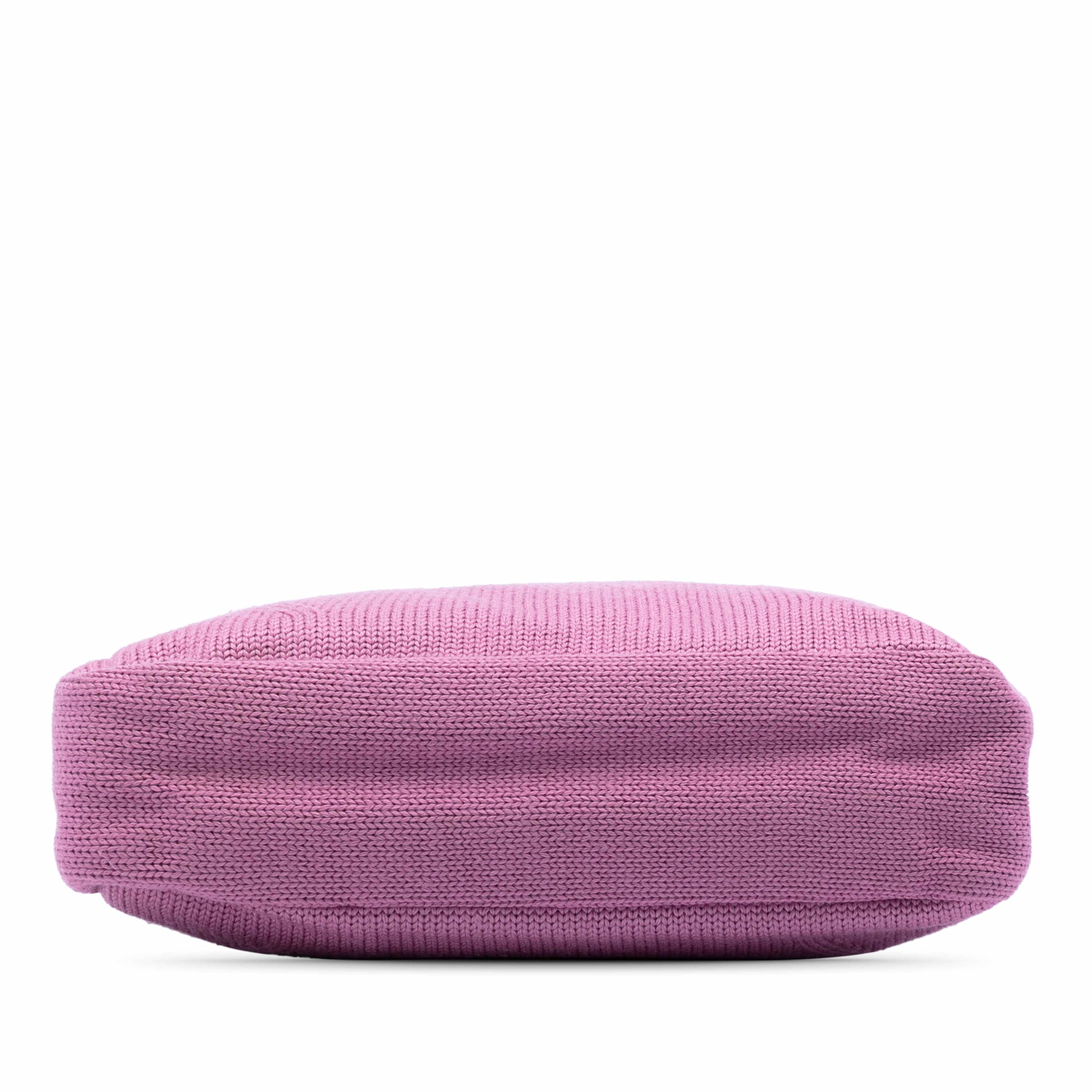 Prada Knitted Wool Tote, från Luxclusif, i färgen pink. Klicka för att öppna bilden i stort format