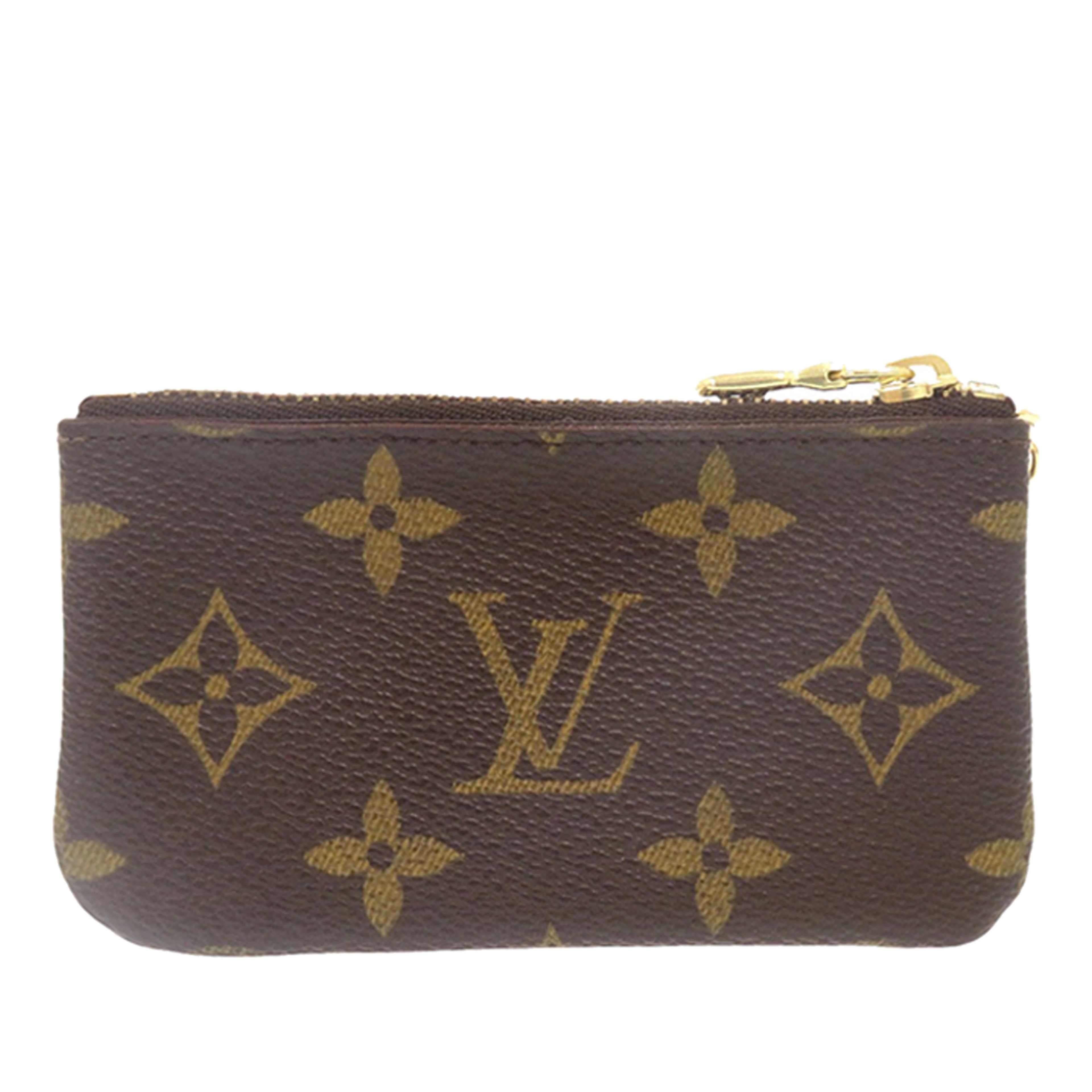 Louis Vuitton Monogram Key Pouch, från Luxclusif, i färgen brown. Klicka för att öppna bilden i stort format