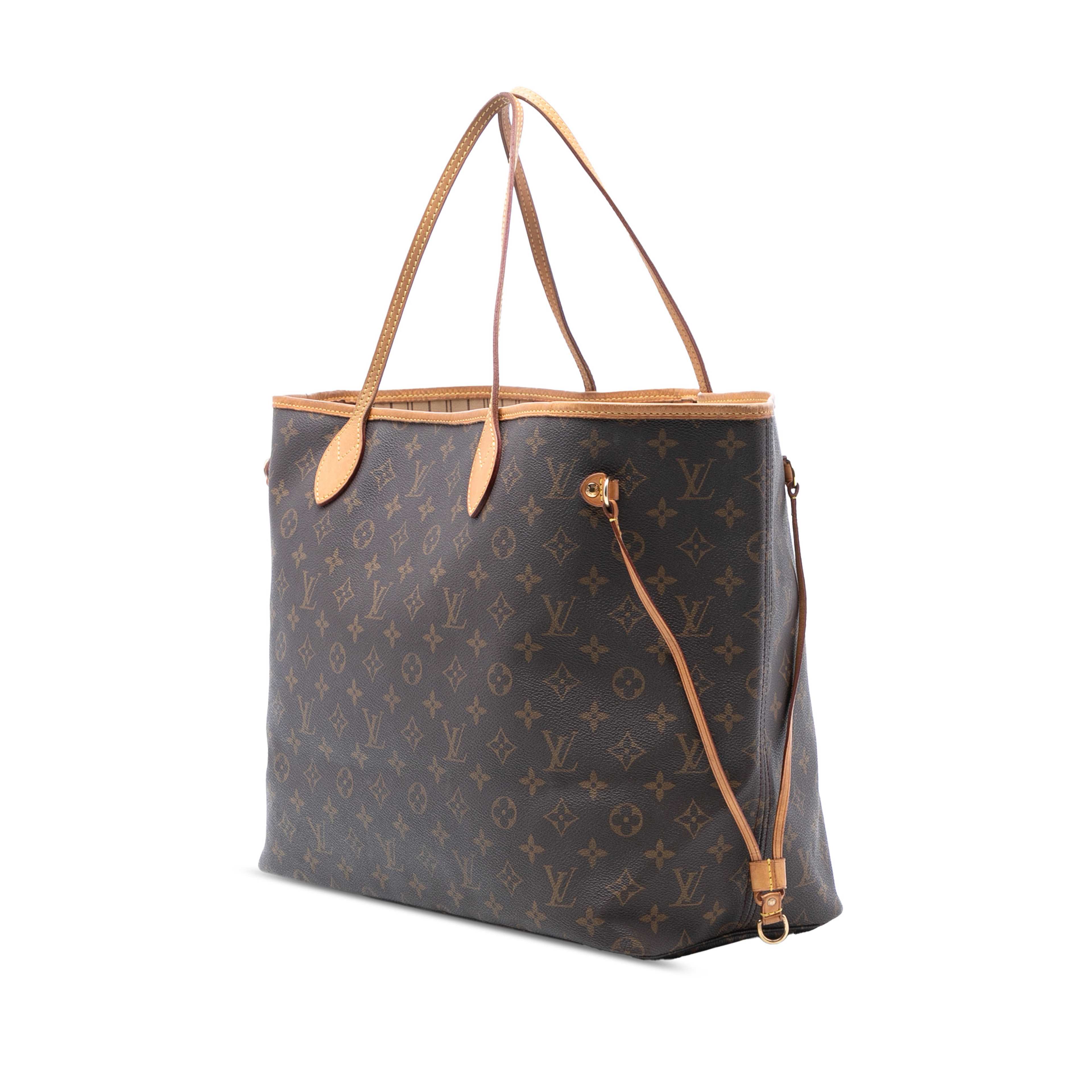Louis Vuitton Monogram Neverfull Gm, från Luxclusif, i färgen brown. Klicka för att öppna bilden i stort format