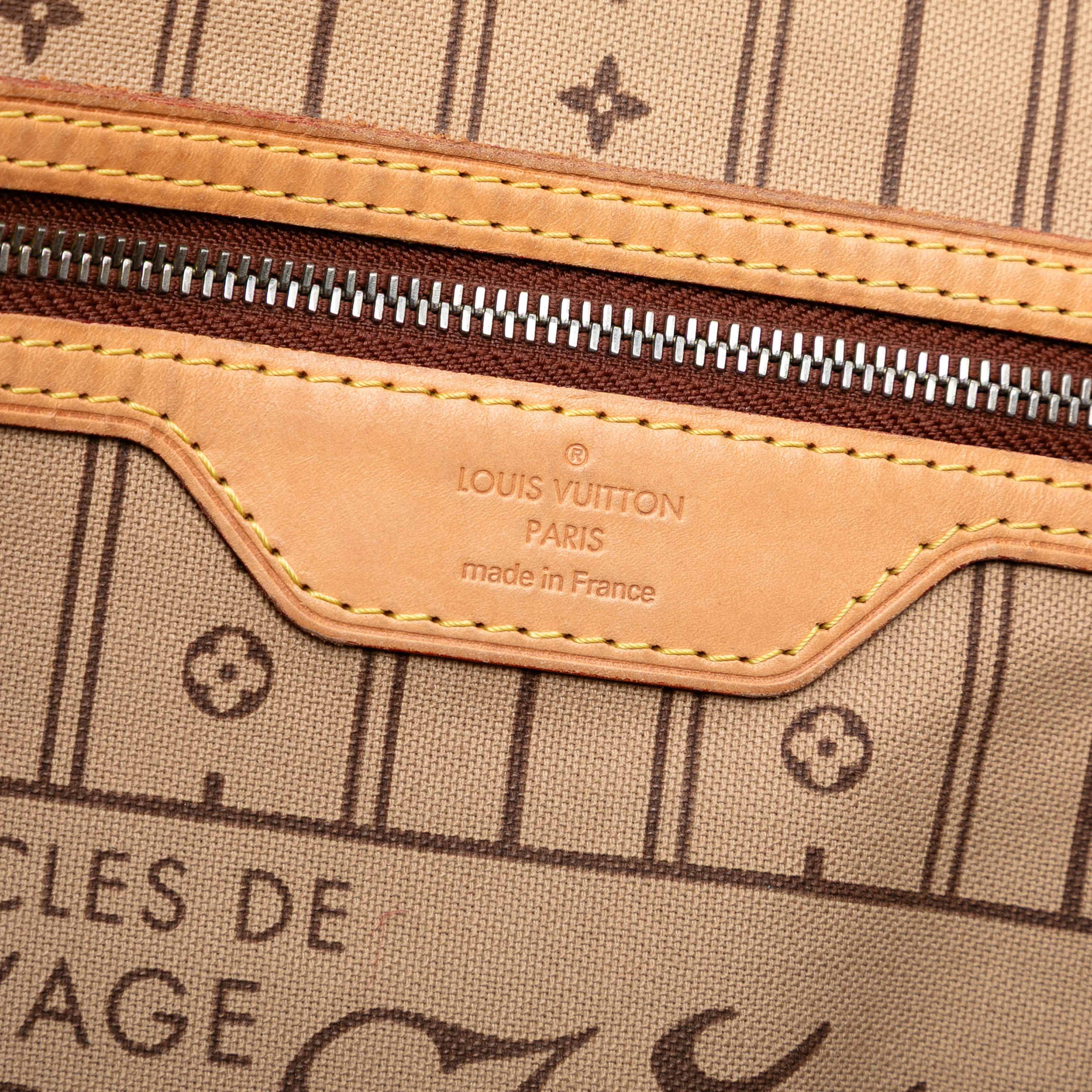 Louis Vuitton Monogram Neverfull Gm, från Luxclusif, i färgen brown. Klicka för att öppna bilden i stort format