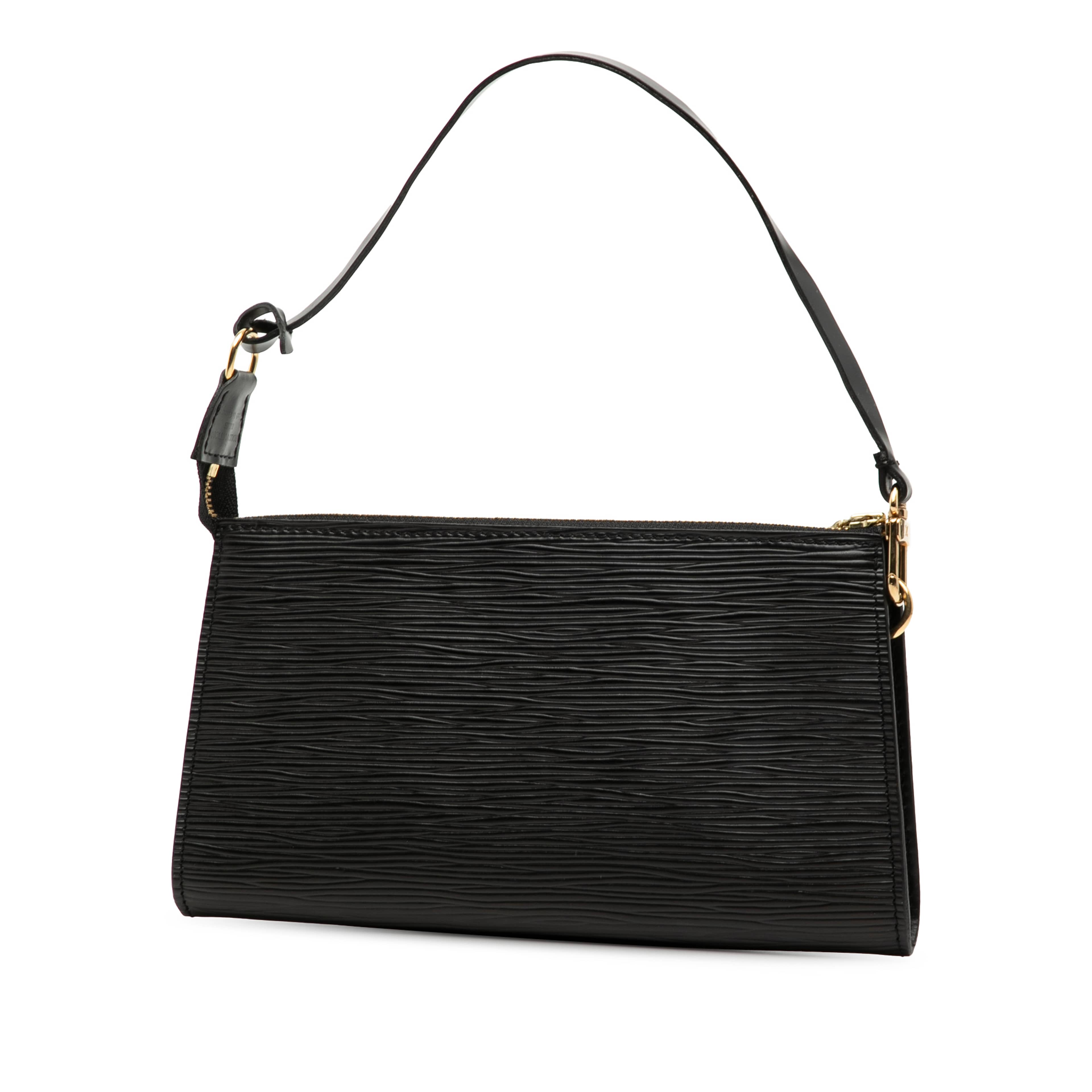 Louis Vuitton Epi Pochette Accessoires, från Luxclusif, i färgen black. Klicka för att öppna bilden i stort format