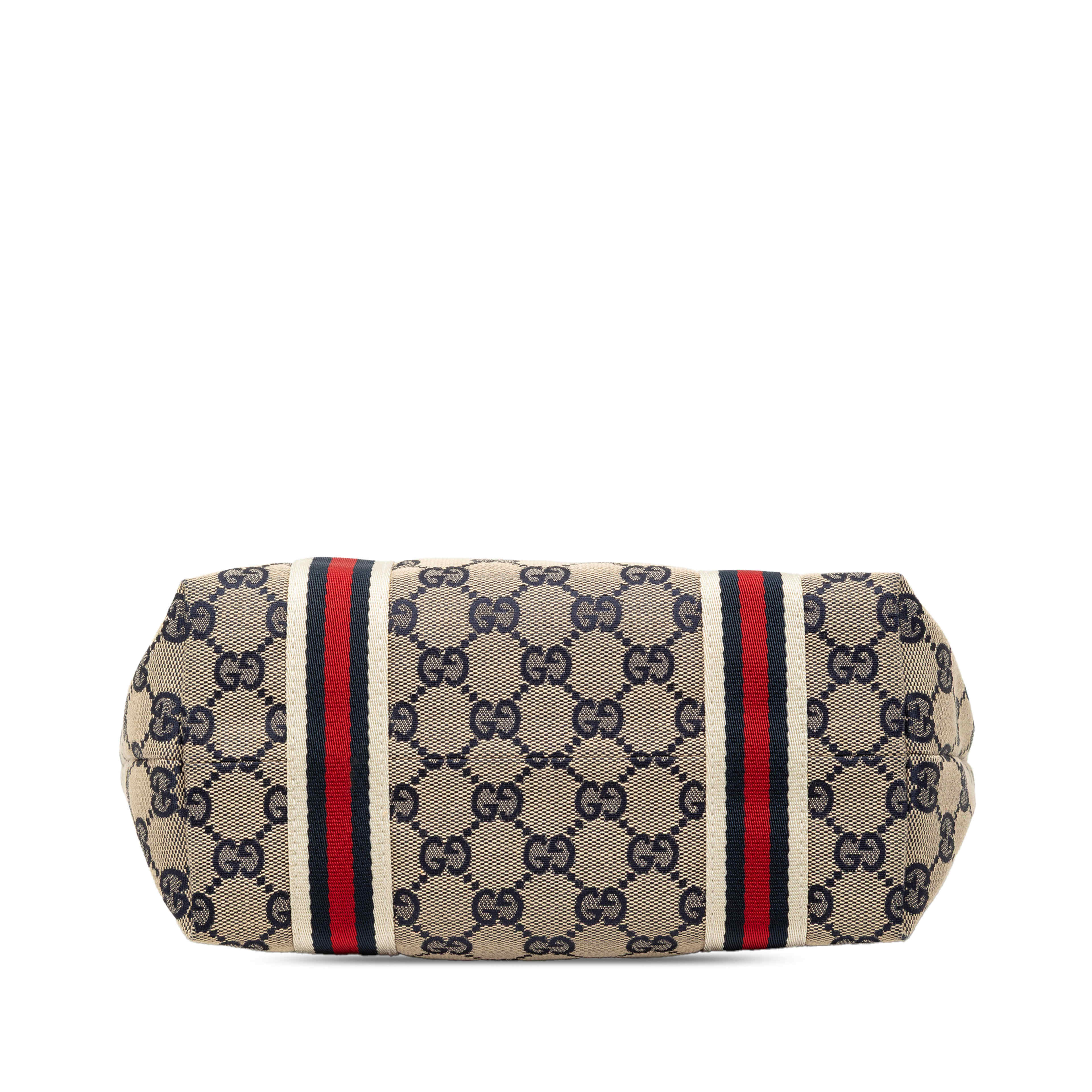 Gucci Gg Canvas Jolicoeur Handbag, från Luxclusif, i färgen beige. Klicka för att öppna bilden i stort format
